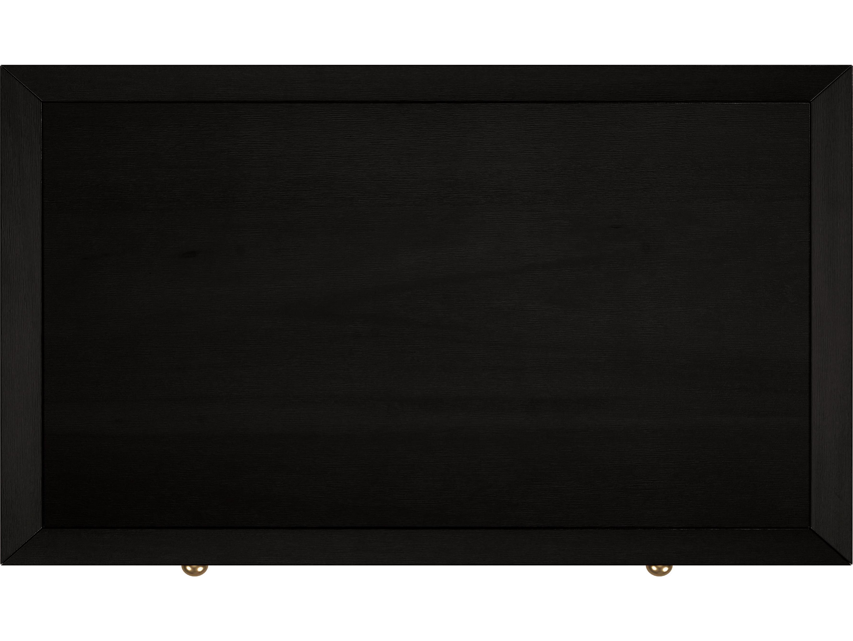 Butler Nora 1-Drawer Black Acacia Wood Nightstand