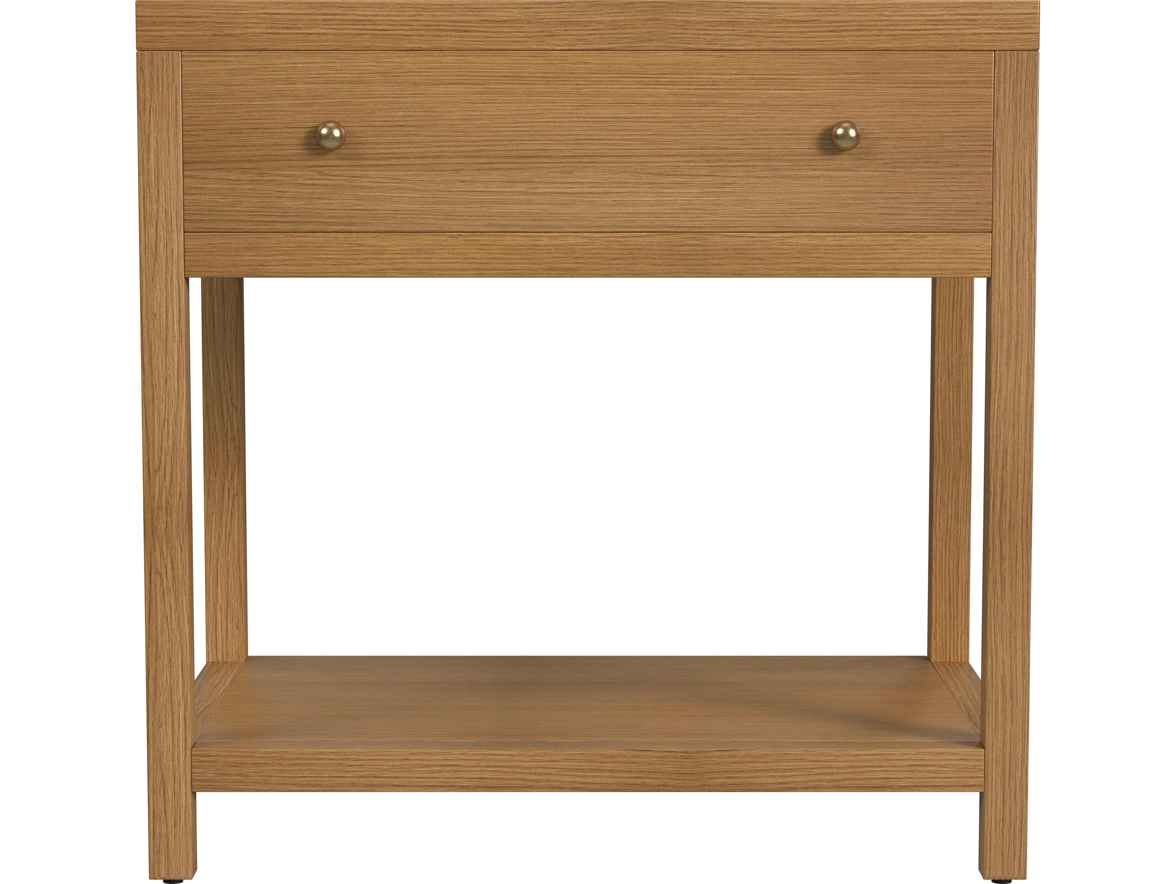 Butler Nora 1-Drawer Acacia Wood Nightstand