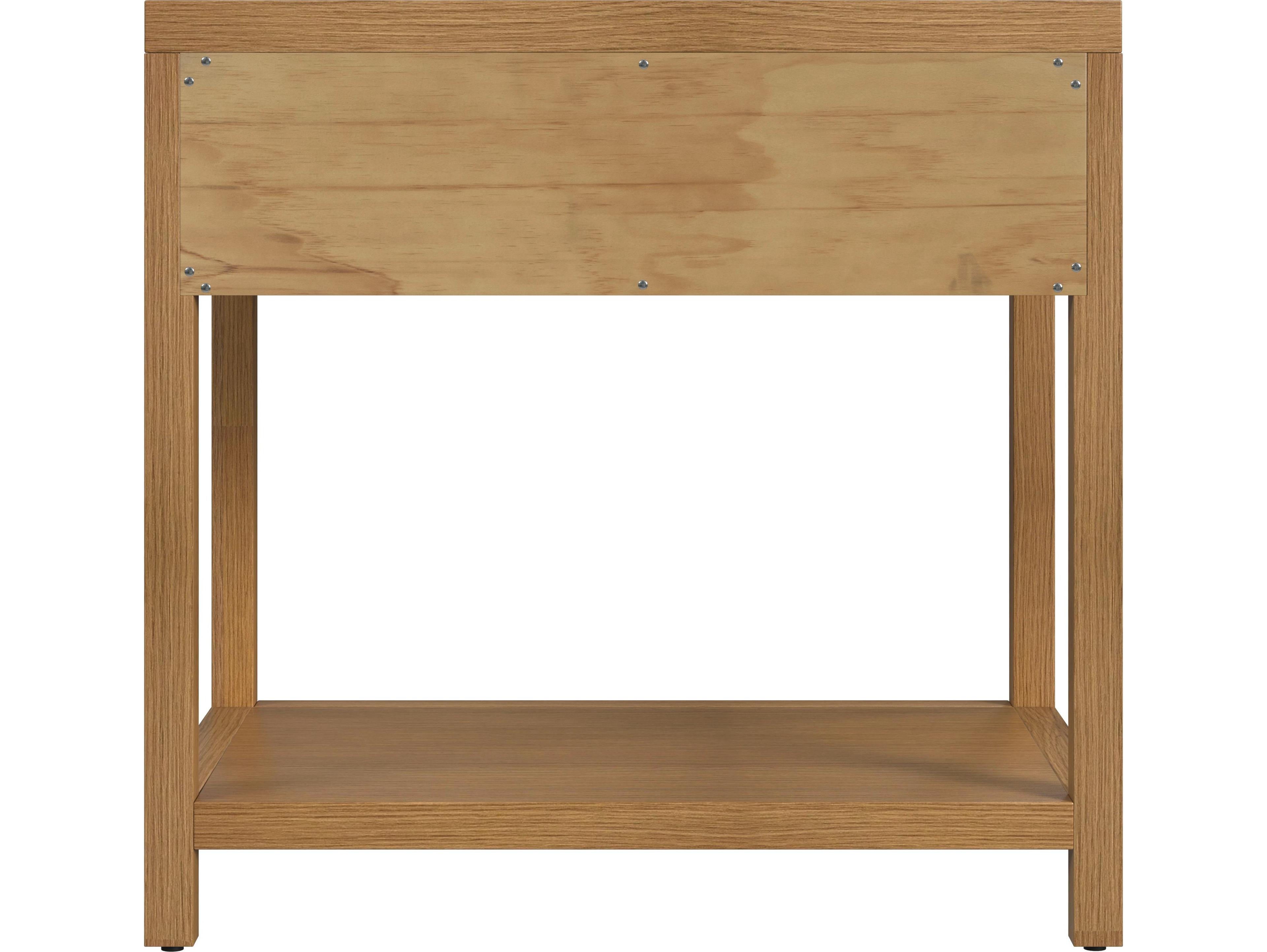 Butler Nora 1-Drawer Acacia Wood Nightstand