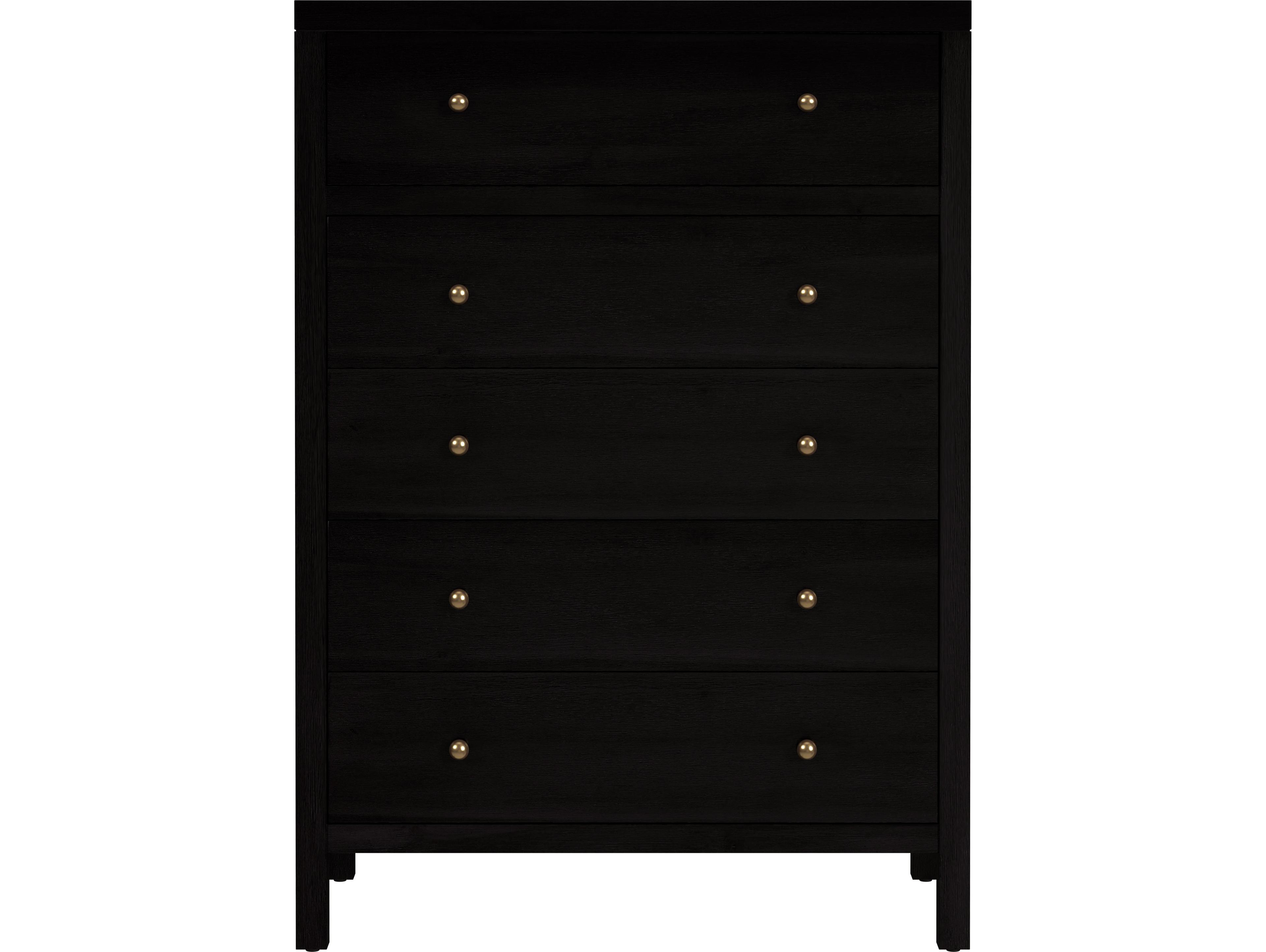 Butler Nora 5-Drawers Brown Acacia Wood Dresser
