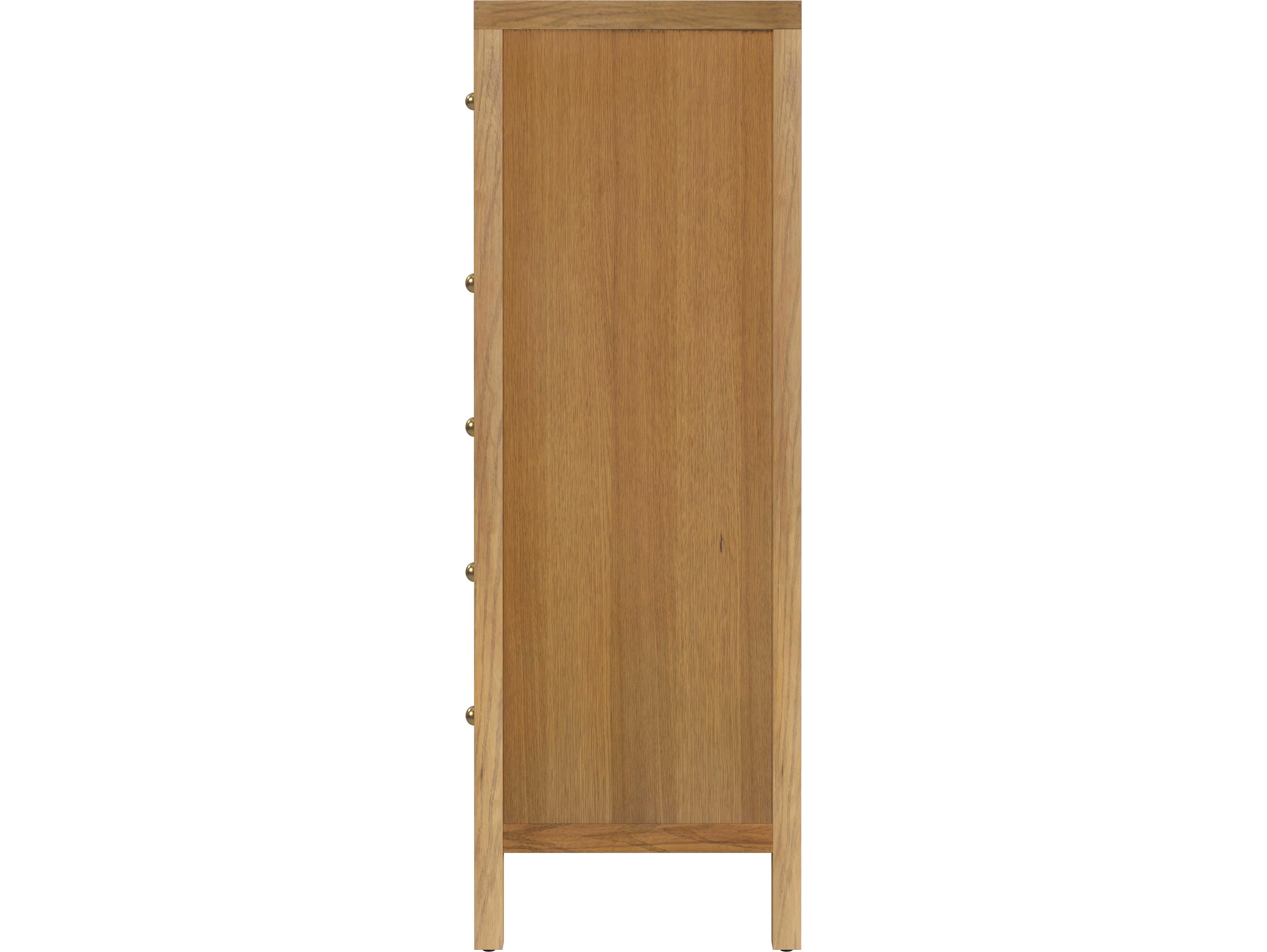 Butler Nora 5-Drawers Acacia Wood Dresser