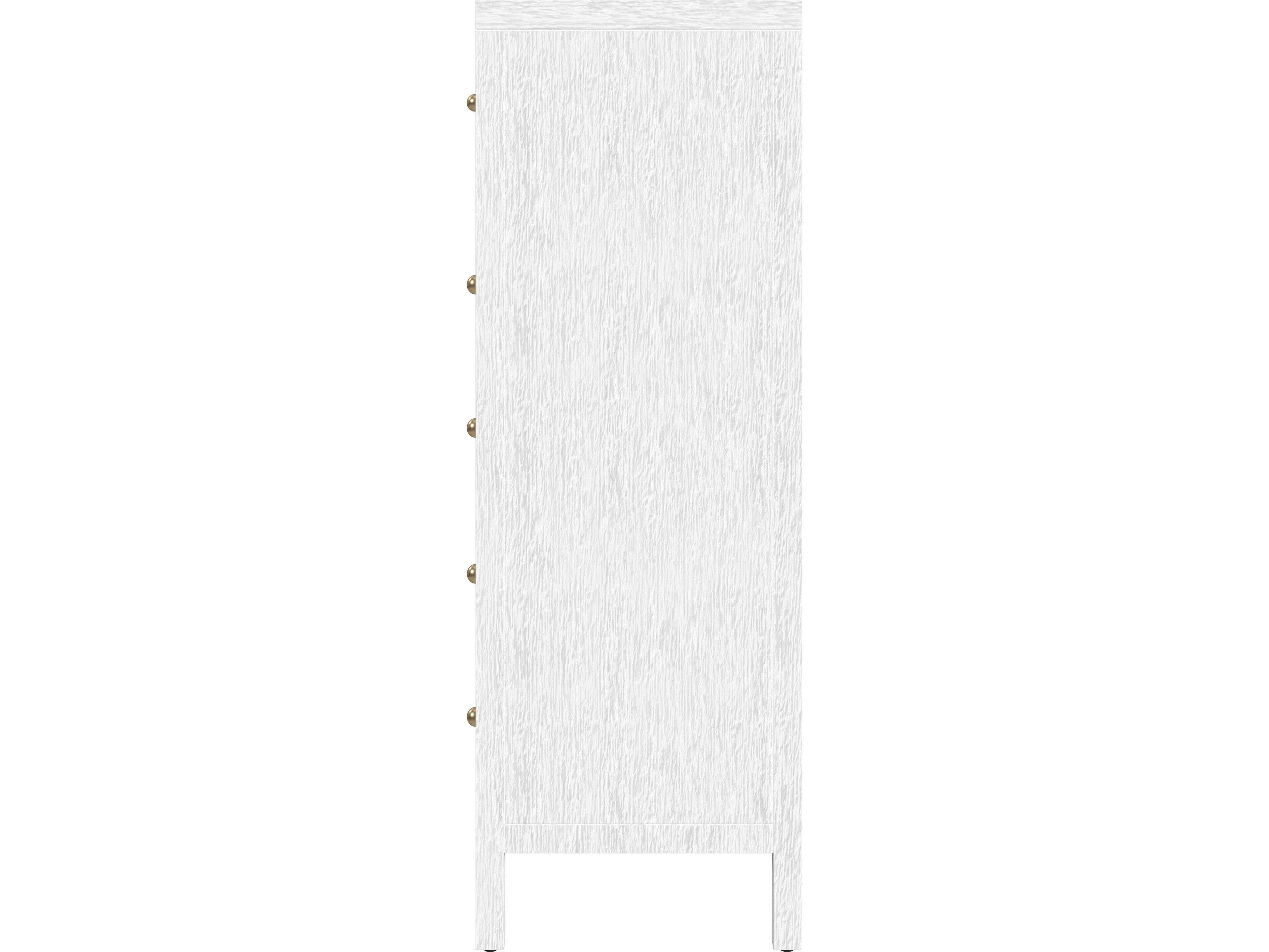 Butler Nora 5-Drawers Acacia Wood Dresser