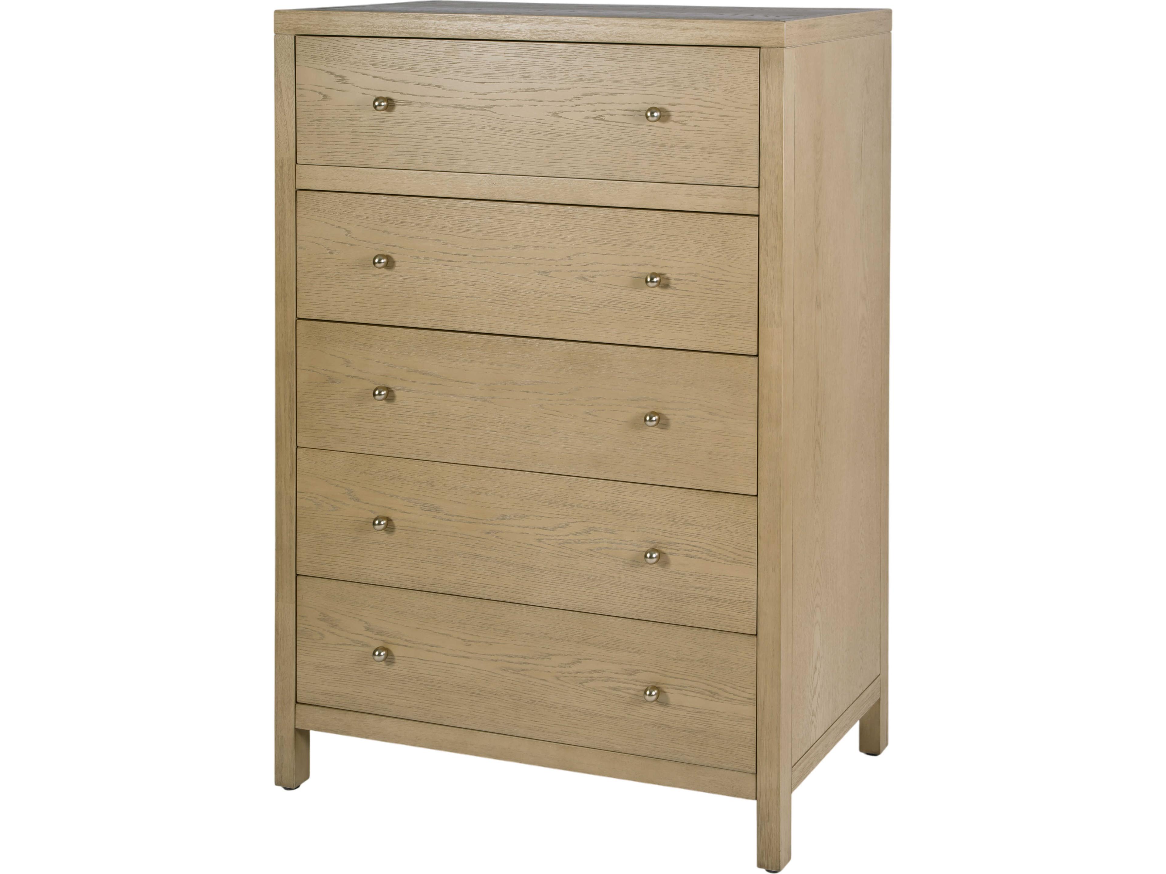 Butler Nora Light Blue Brown Acacia Wood Accent Chest