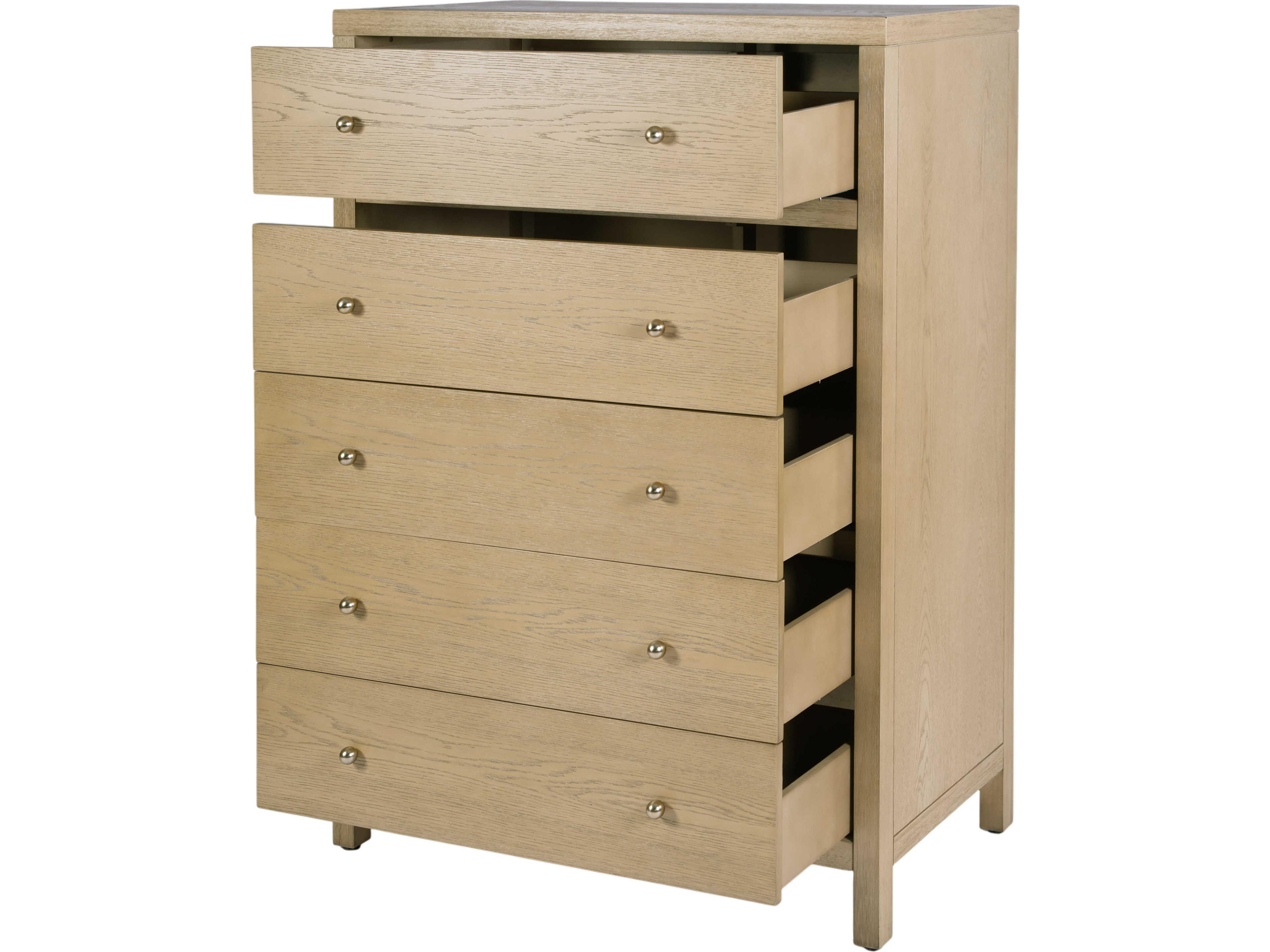 Butler Nora Light Blue Brown Acacia Wood Accent Chest