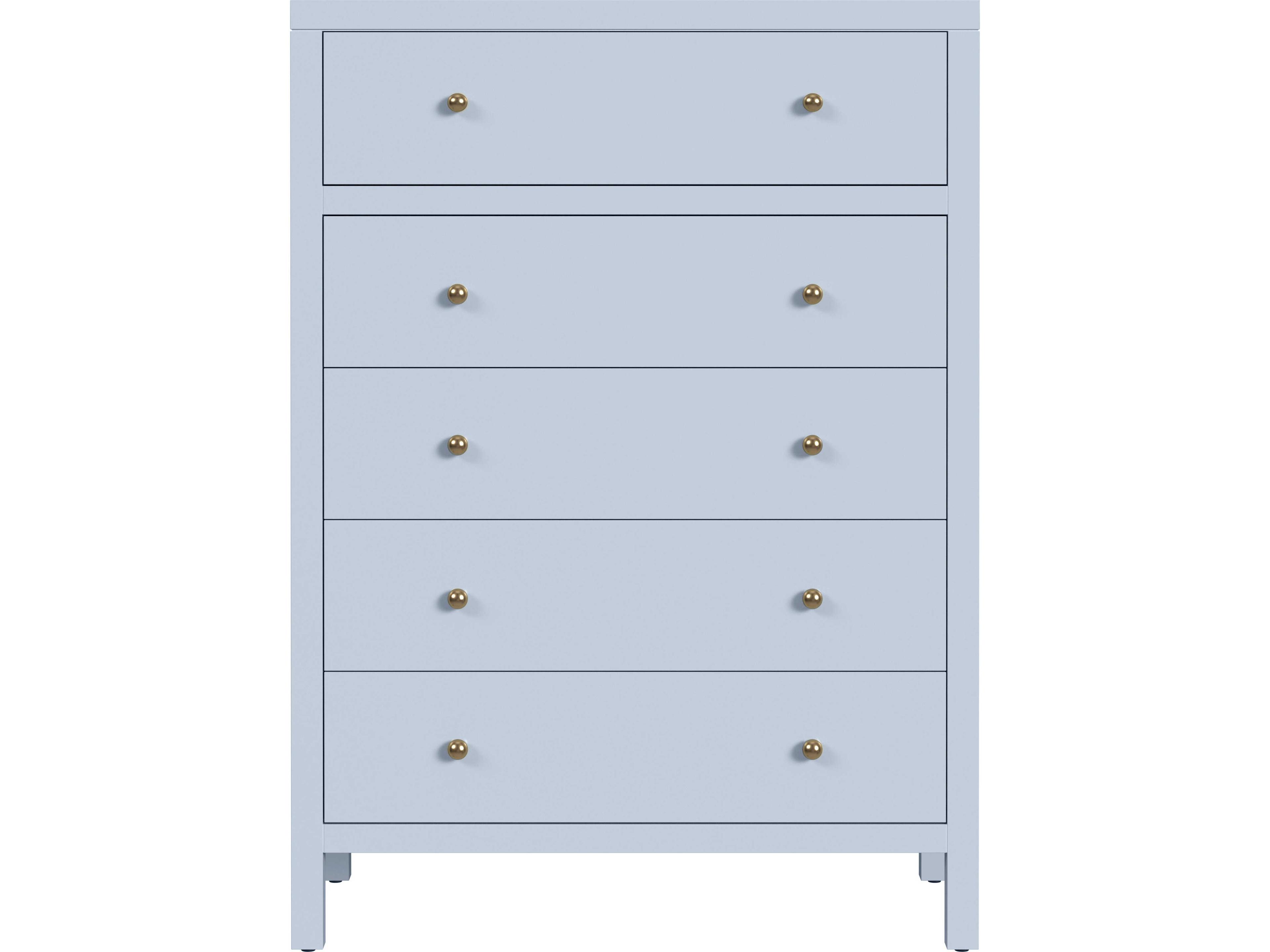 Butler Nora Light Blue Acacia Wood Accent Chest