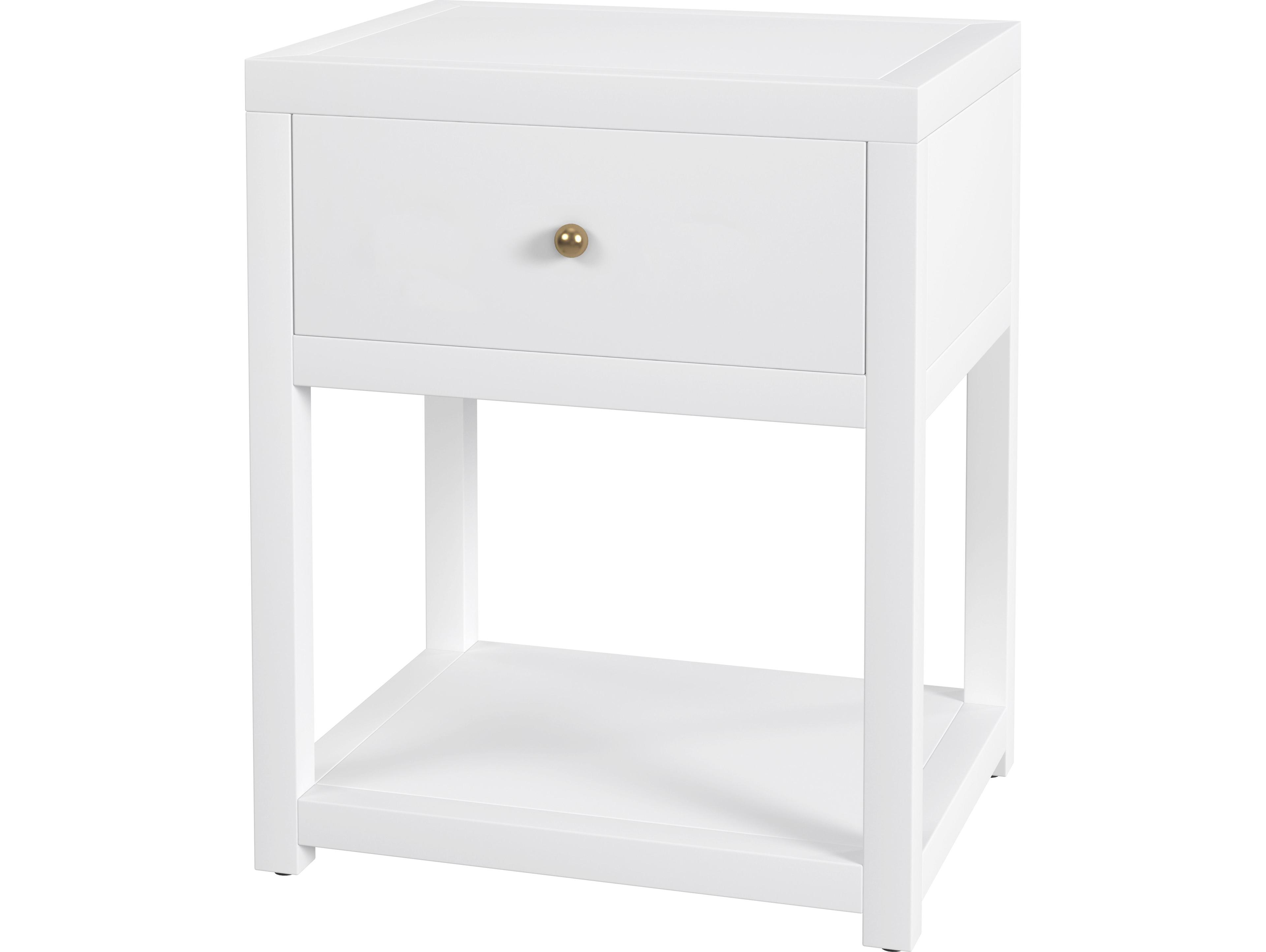 Butler Nora 1-Drawer Acacia Wood Nightstand