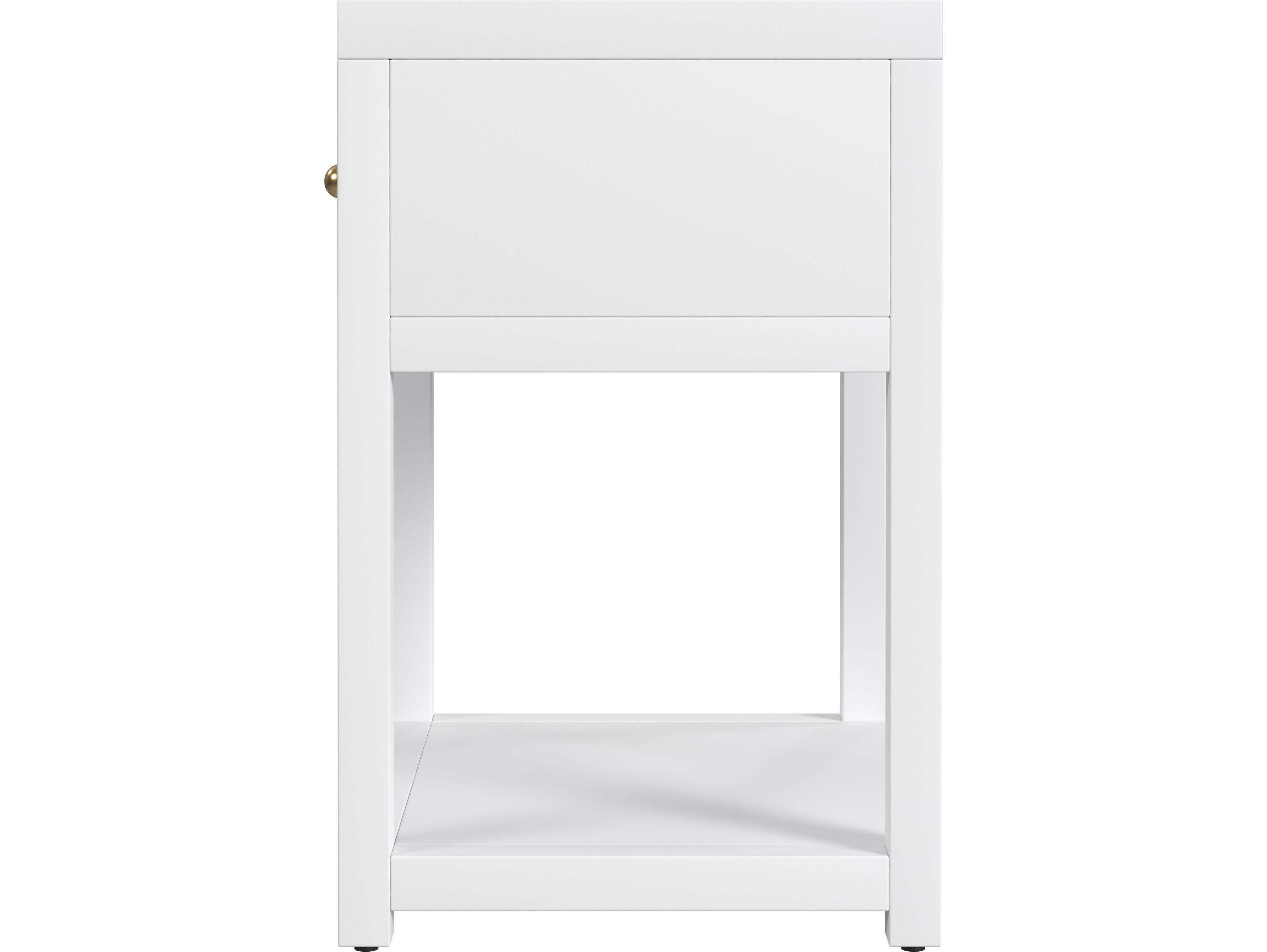 Butler Nora 1-Drawer Acacia Wood Nightstand