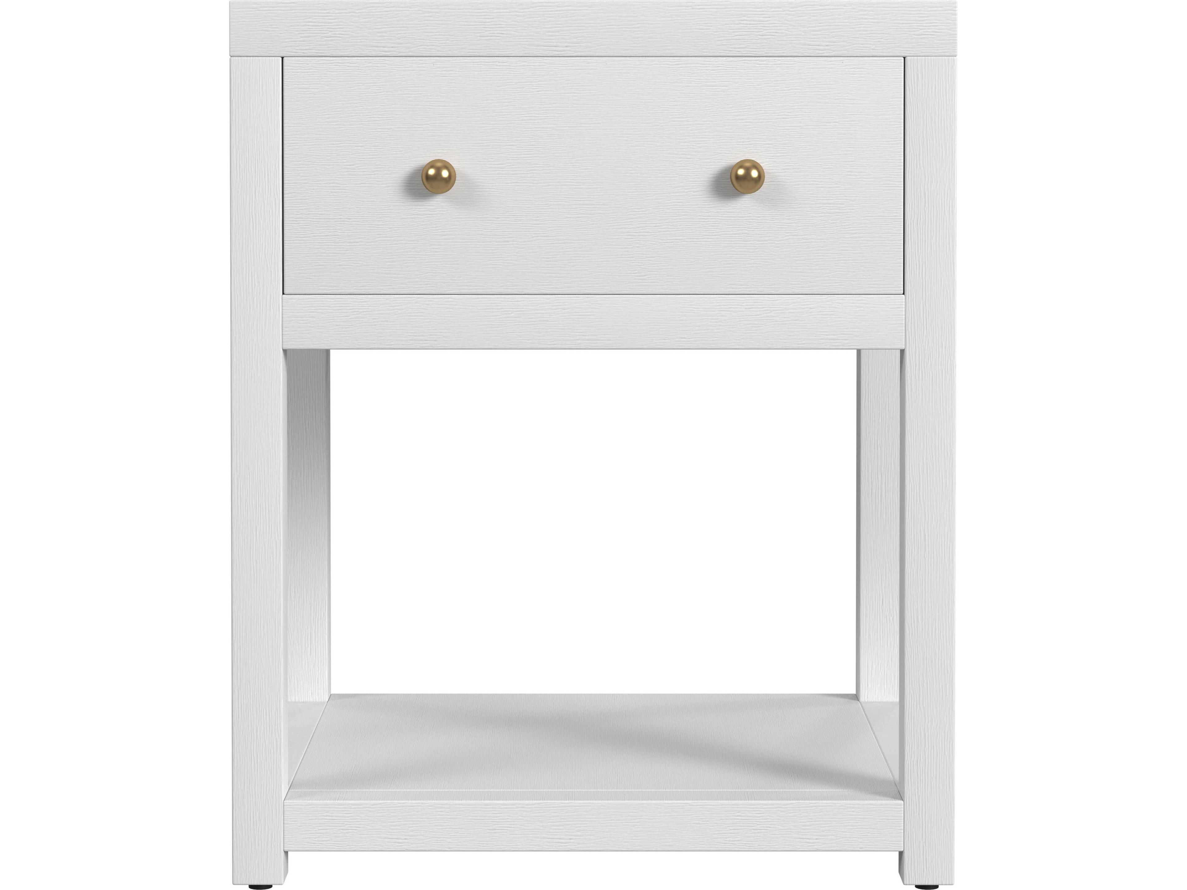 Butler Nora 1-Drawer Acacia Wood Nightstand