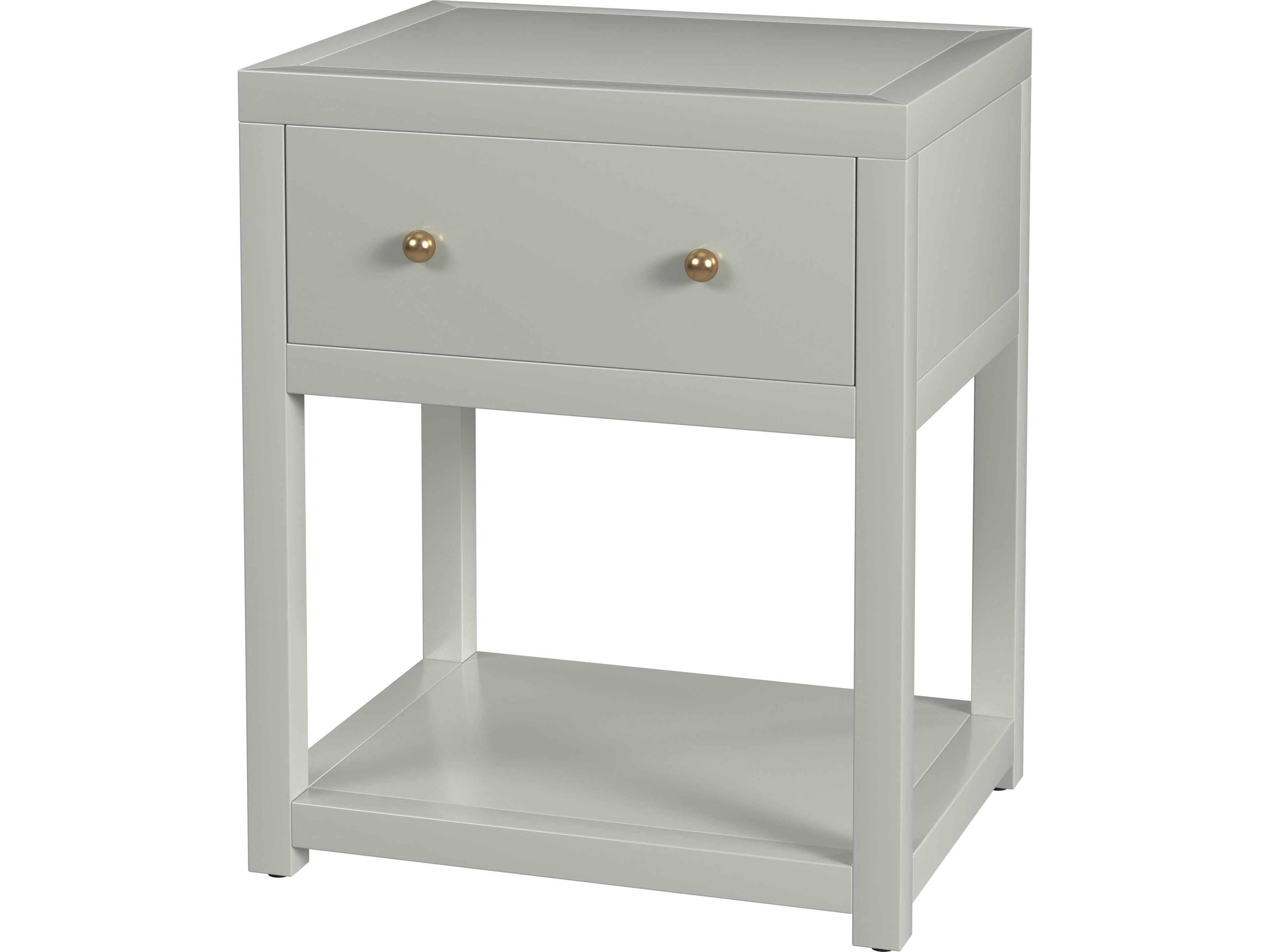 Butler Nora 1-Drawer Acacia Wood Nightstand