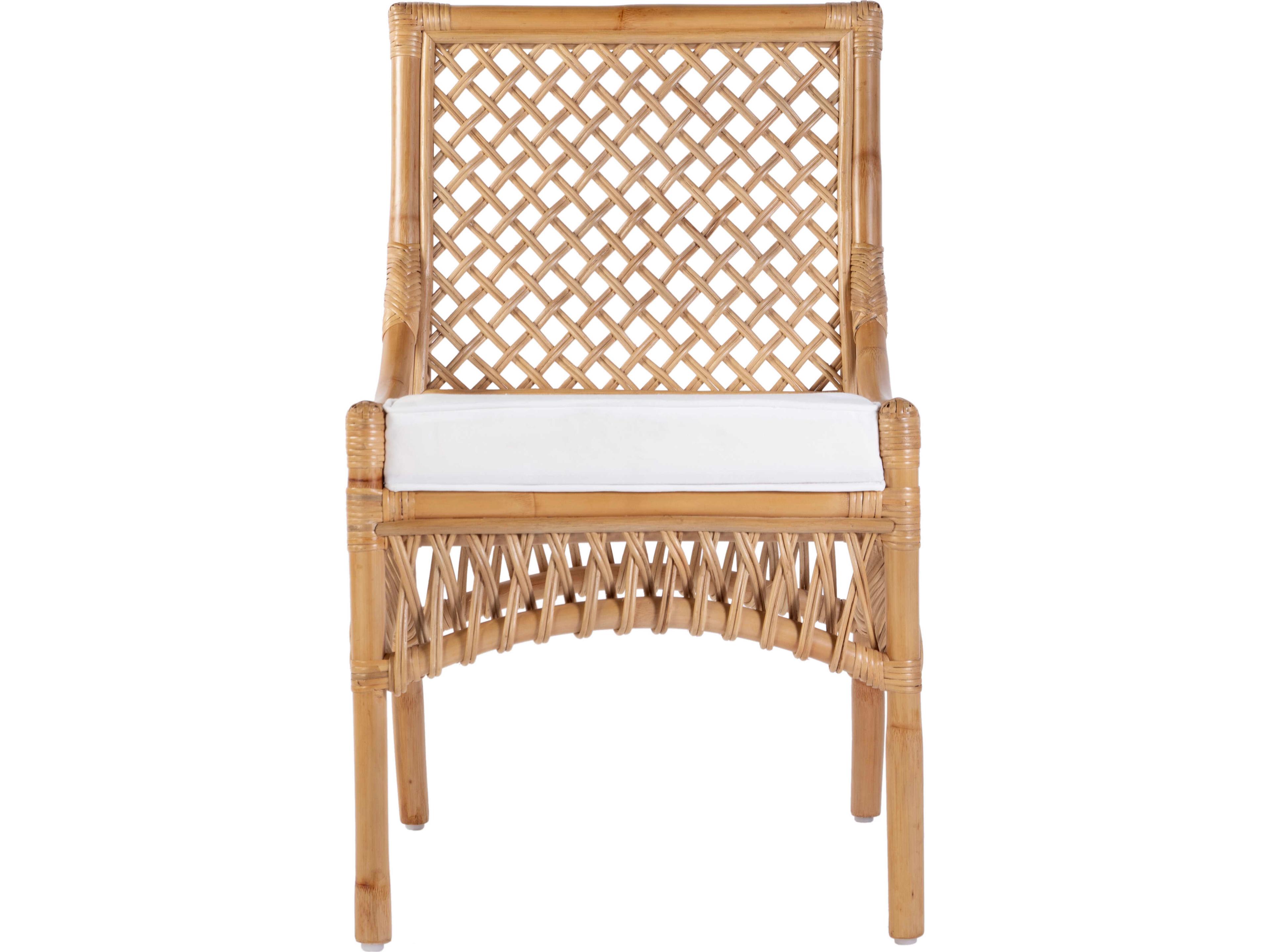 Butler Antigua Natural Upholstered Armless Dining Chair