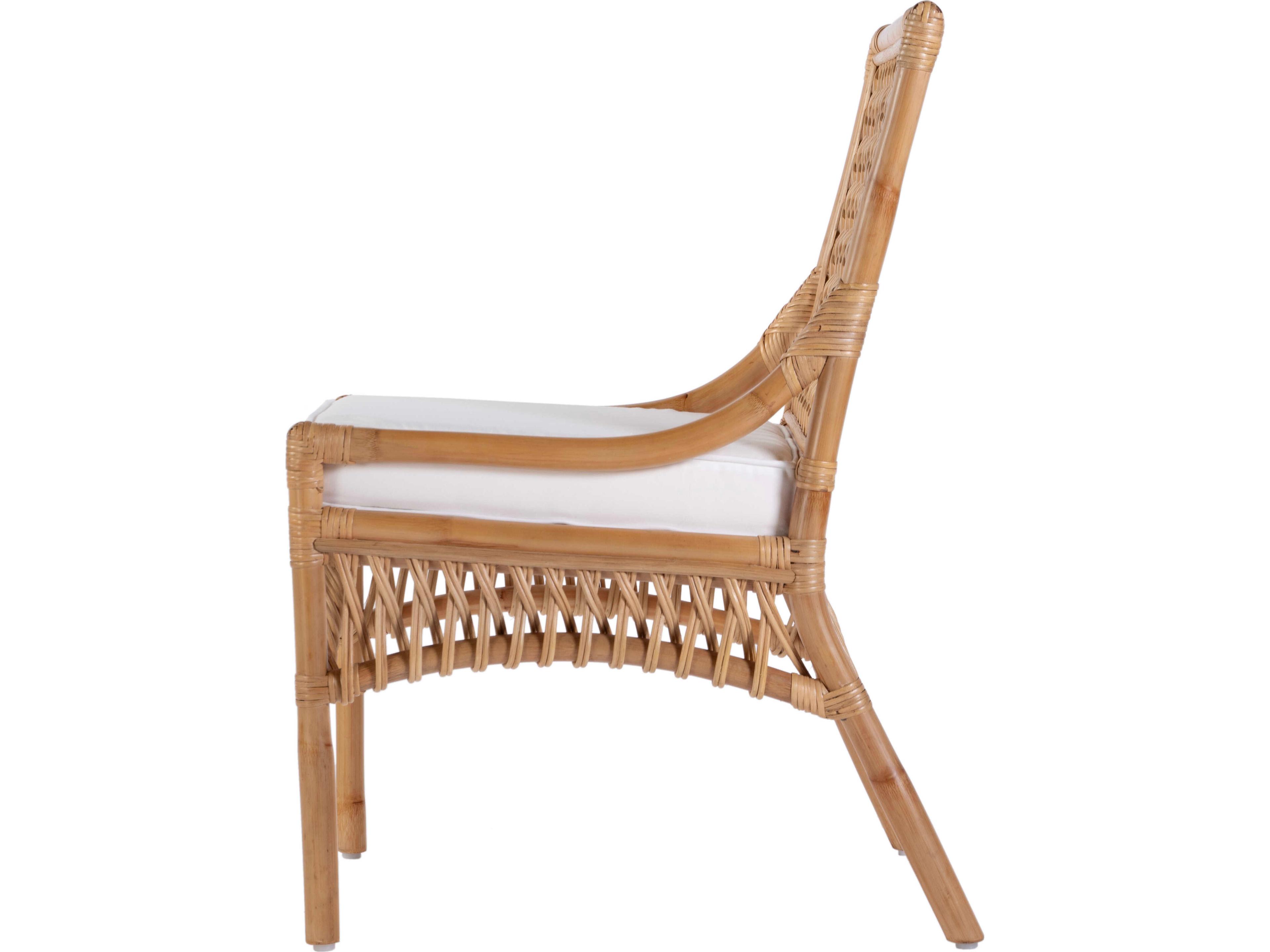 Butler Antigua Natural Upholstered Armless Dining Chair