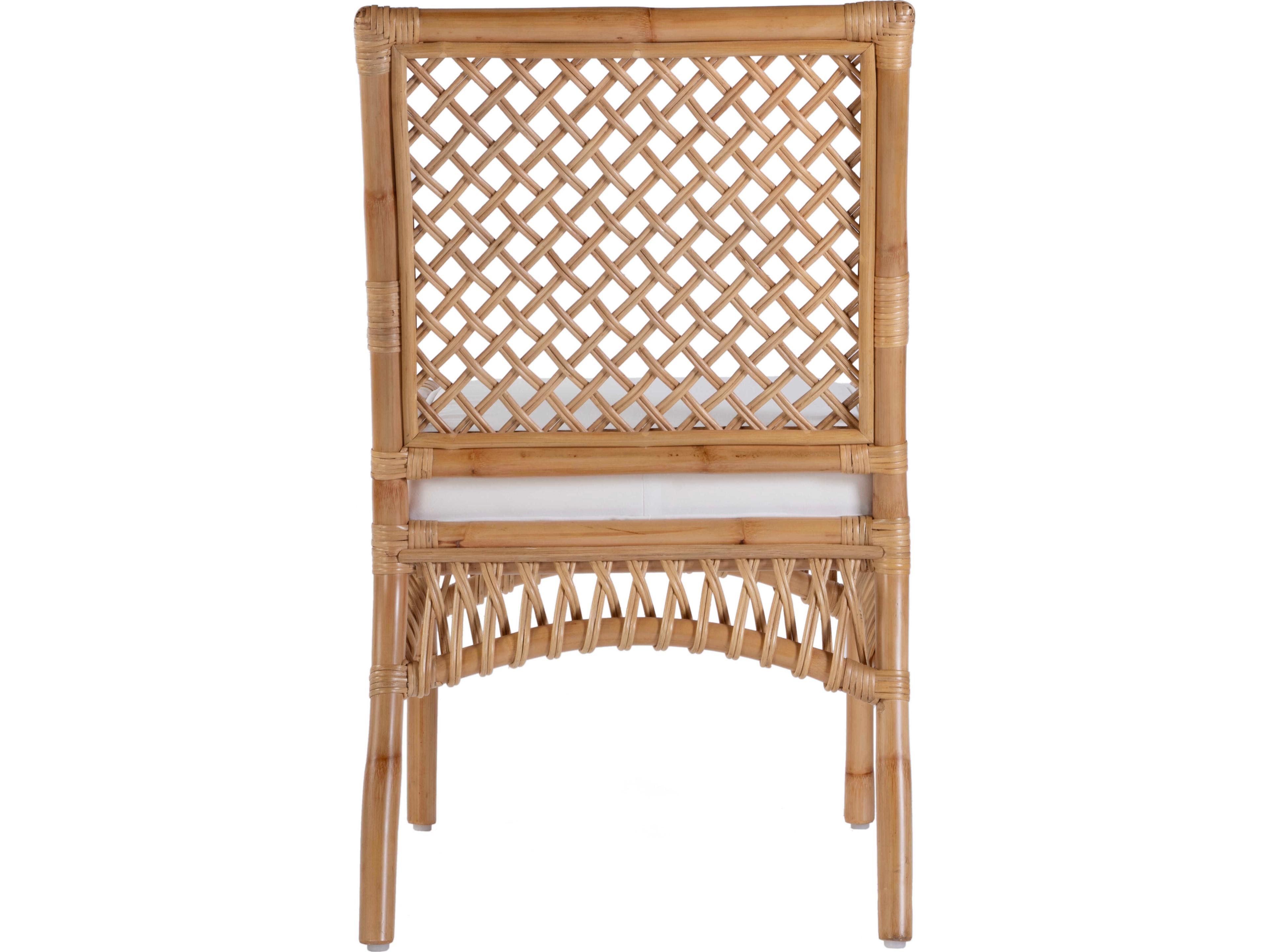 Butler Antigua Natural Upholstered Armless Dining Chair