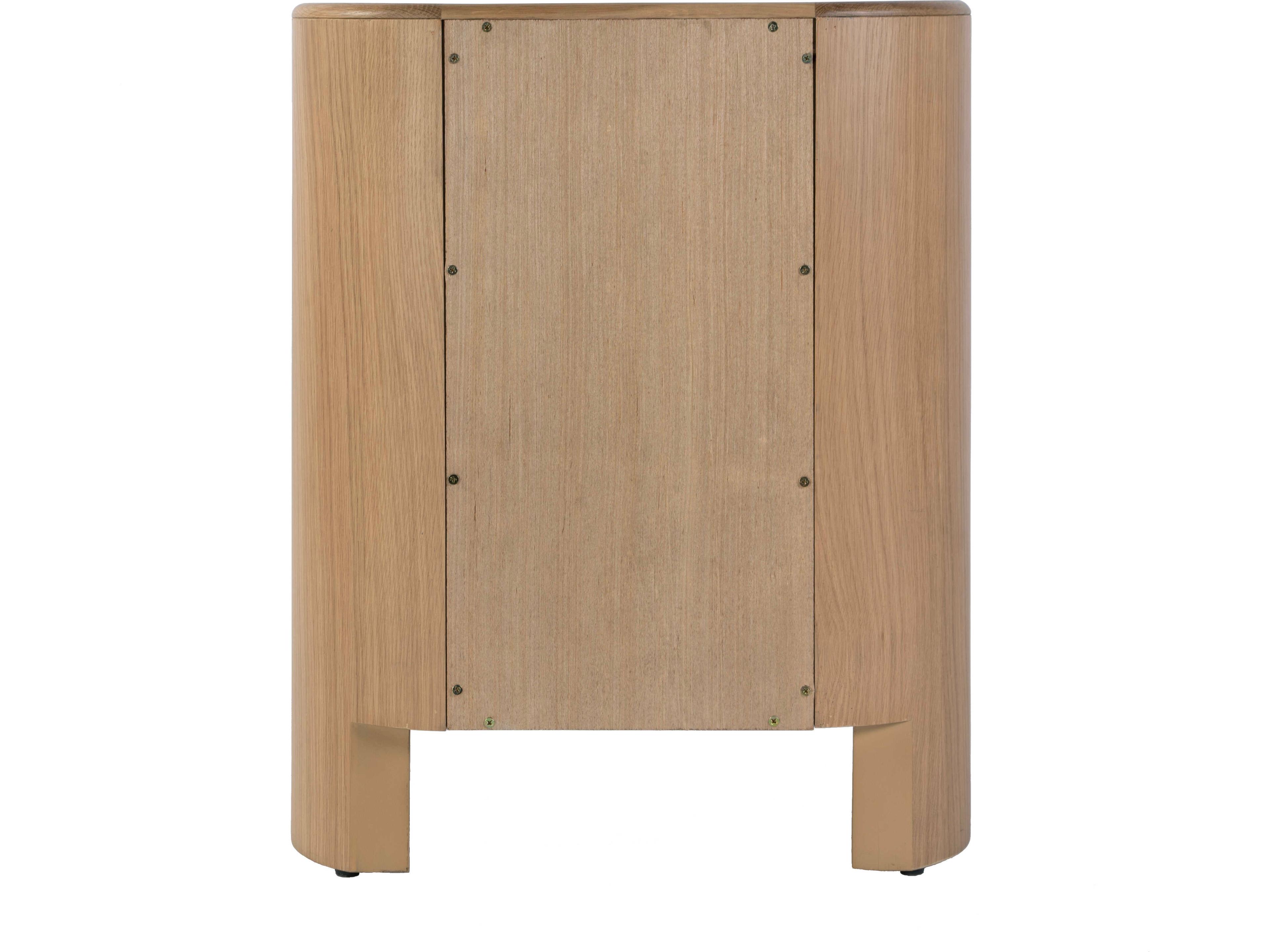 Butler Colin 2-Drawers Pine Wood Nightstand