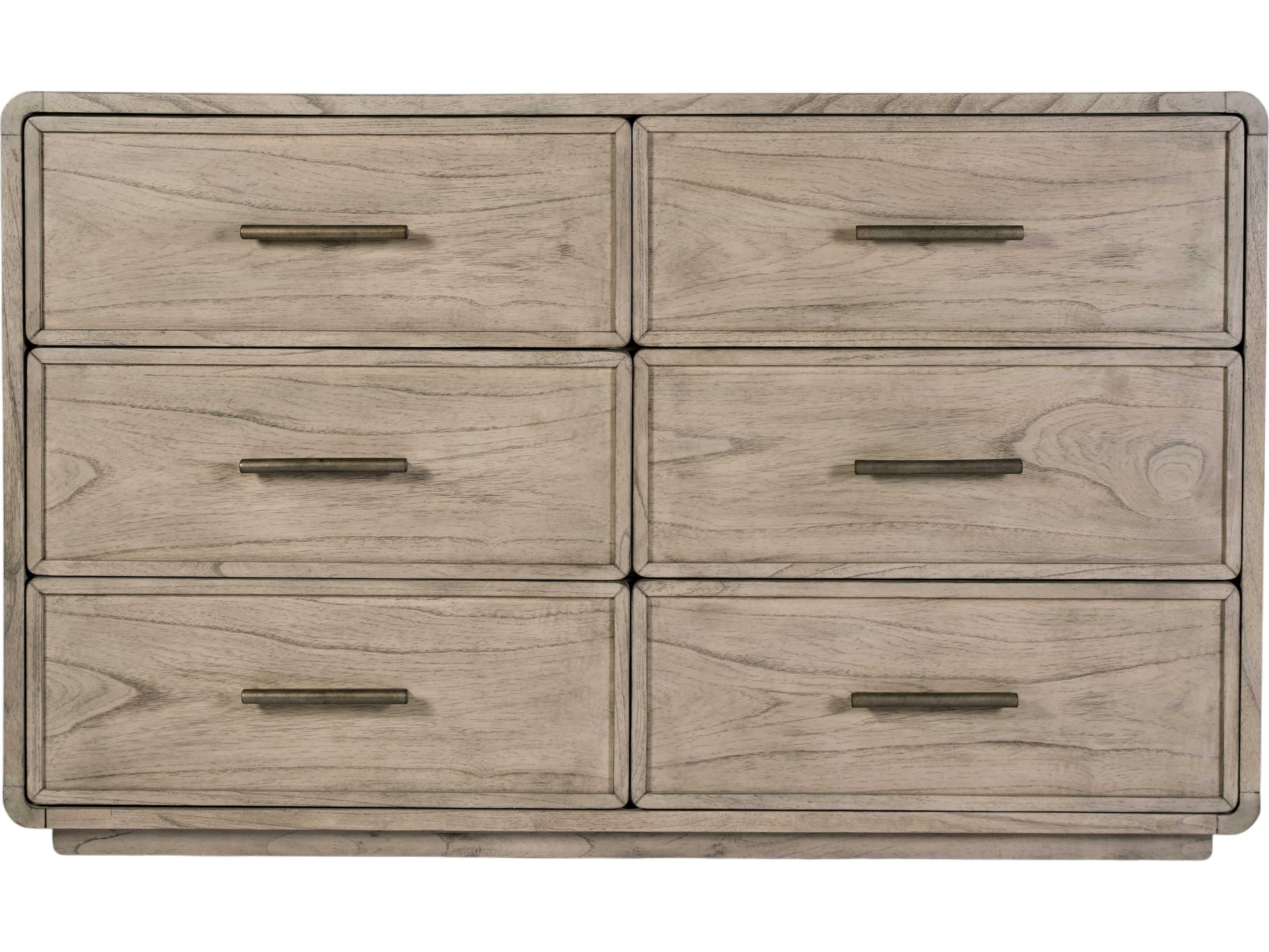 Butler Keenan 6-Drawers Brown Mindi Wood Double Dresser