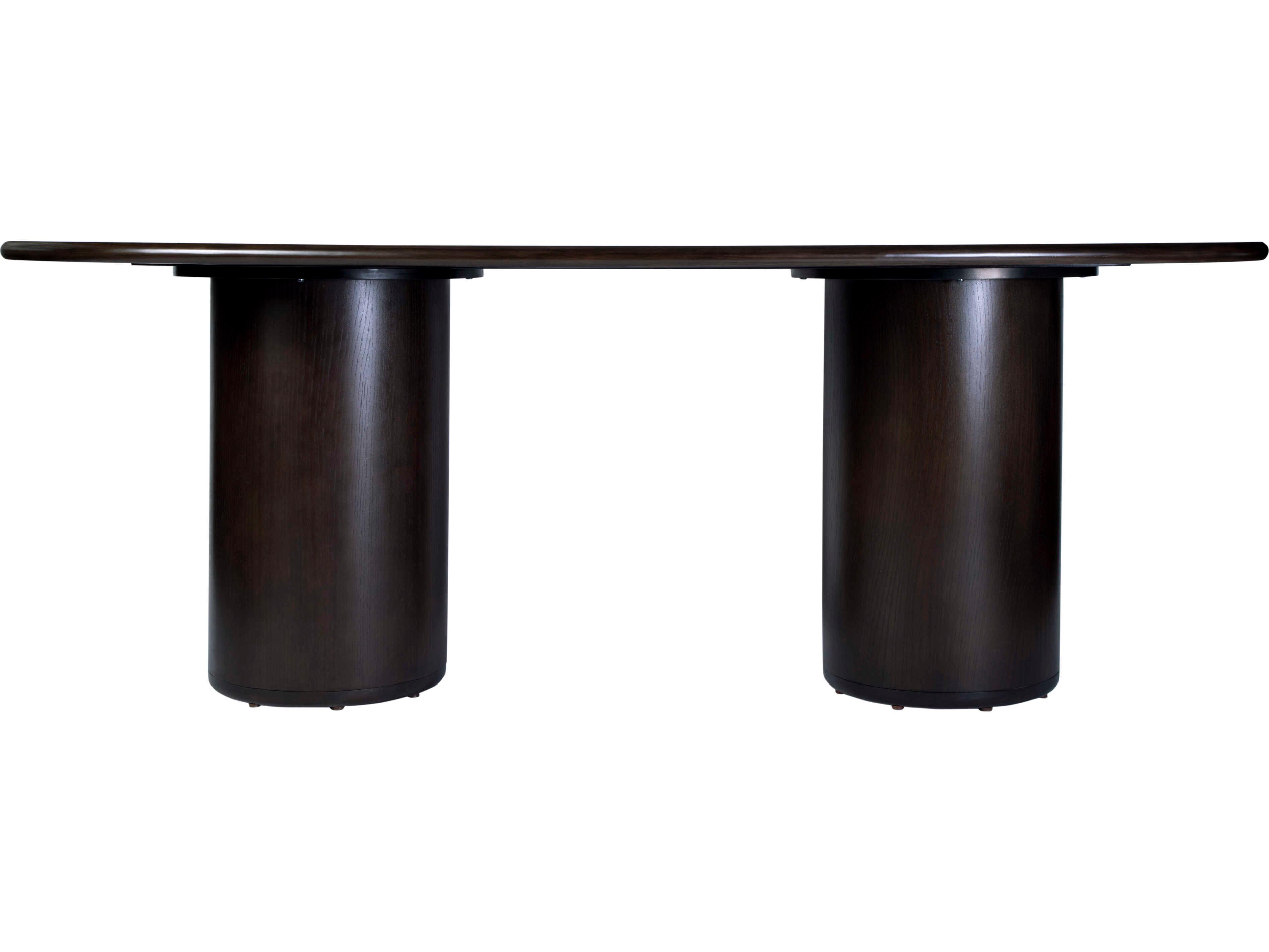 Butler Kersten Oval Wood Coffee Brown Dining Table