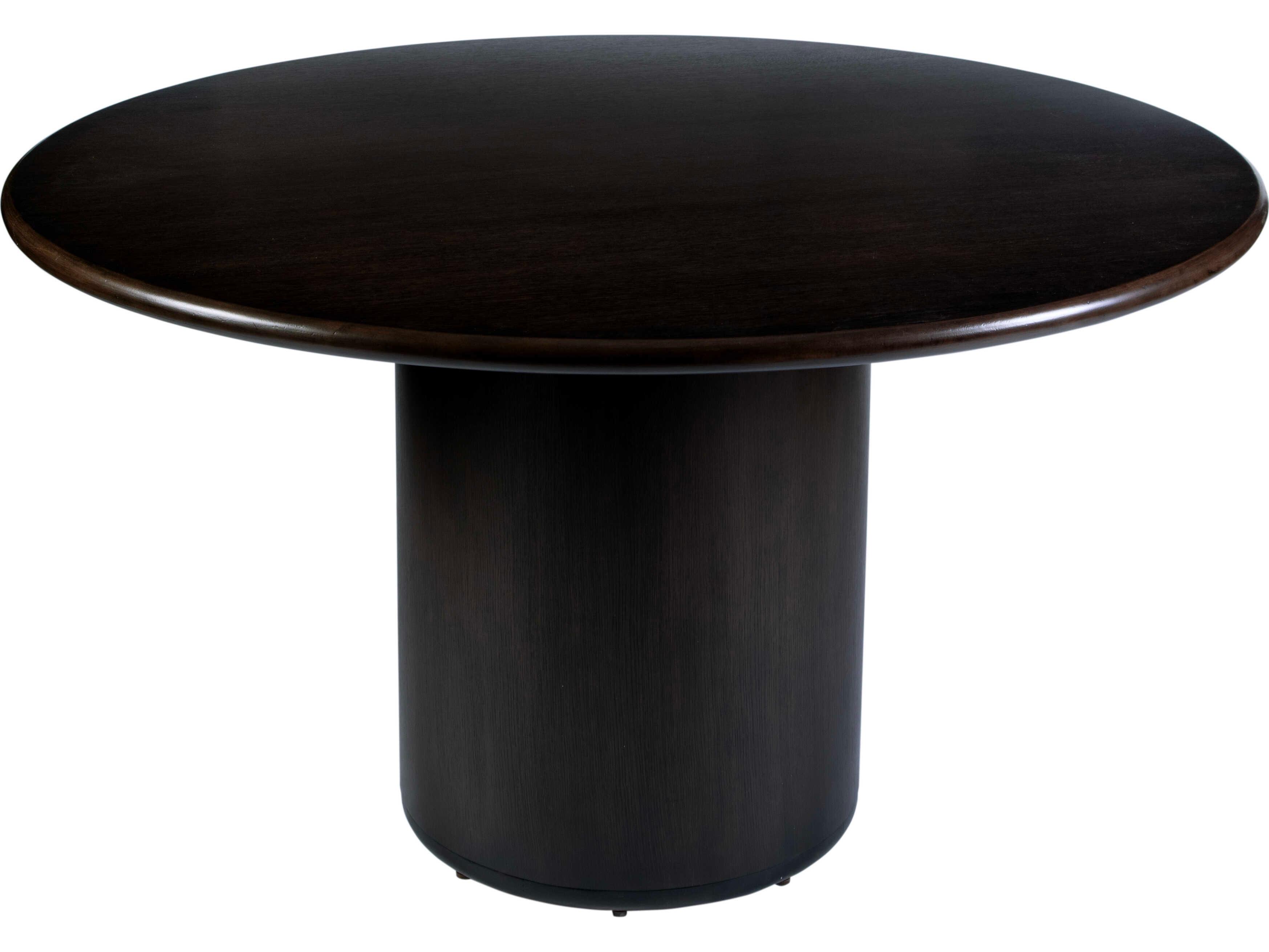 Butler Kersten Round Wood Coffee Brown Dining Table