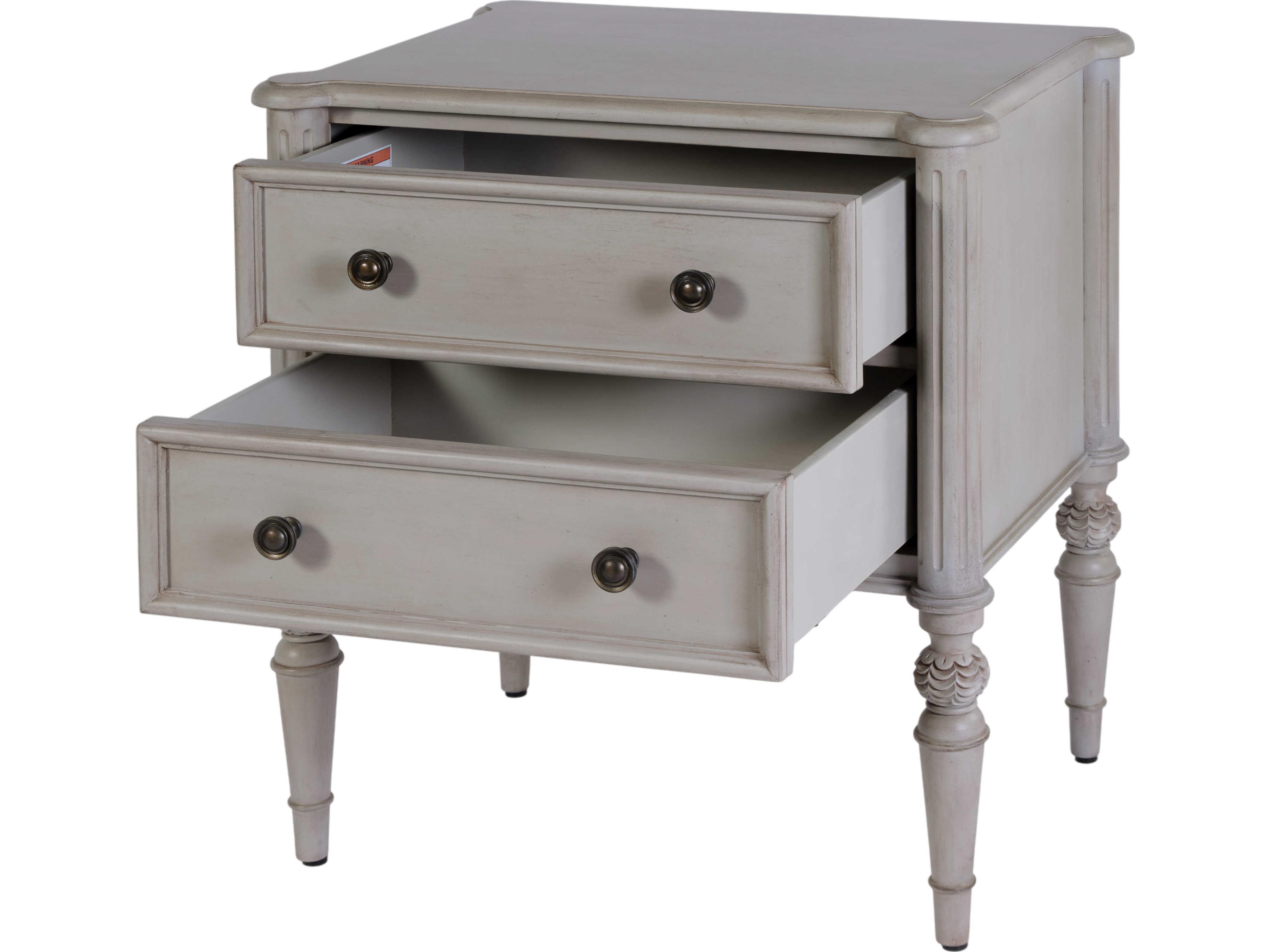 Butler Ginny 2-Drawers Mahogany Wood Nightstand