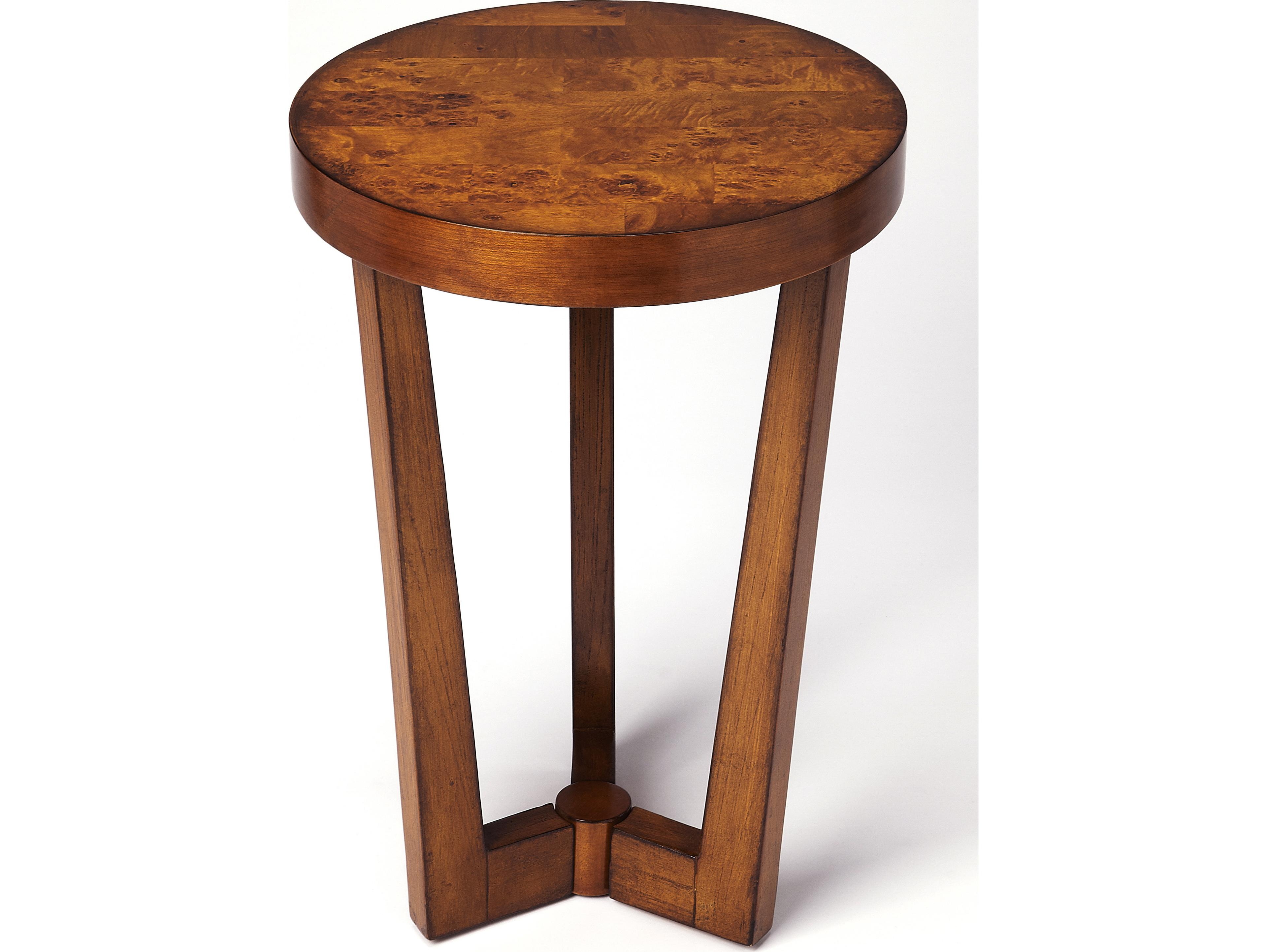 Butler Aphra Round Olive Ash End Table