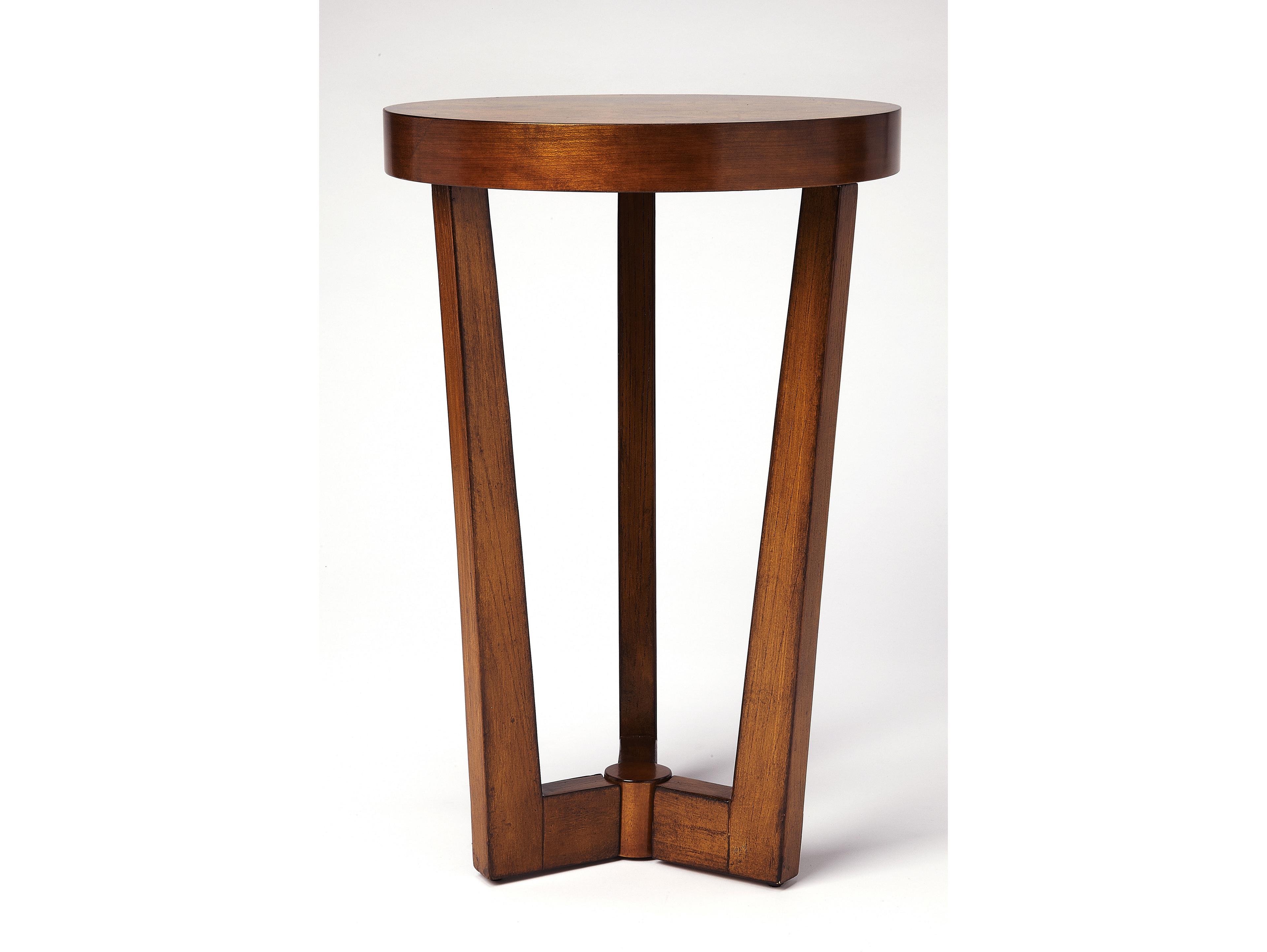 Butler Aphra Round Olive Ash End Table