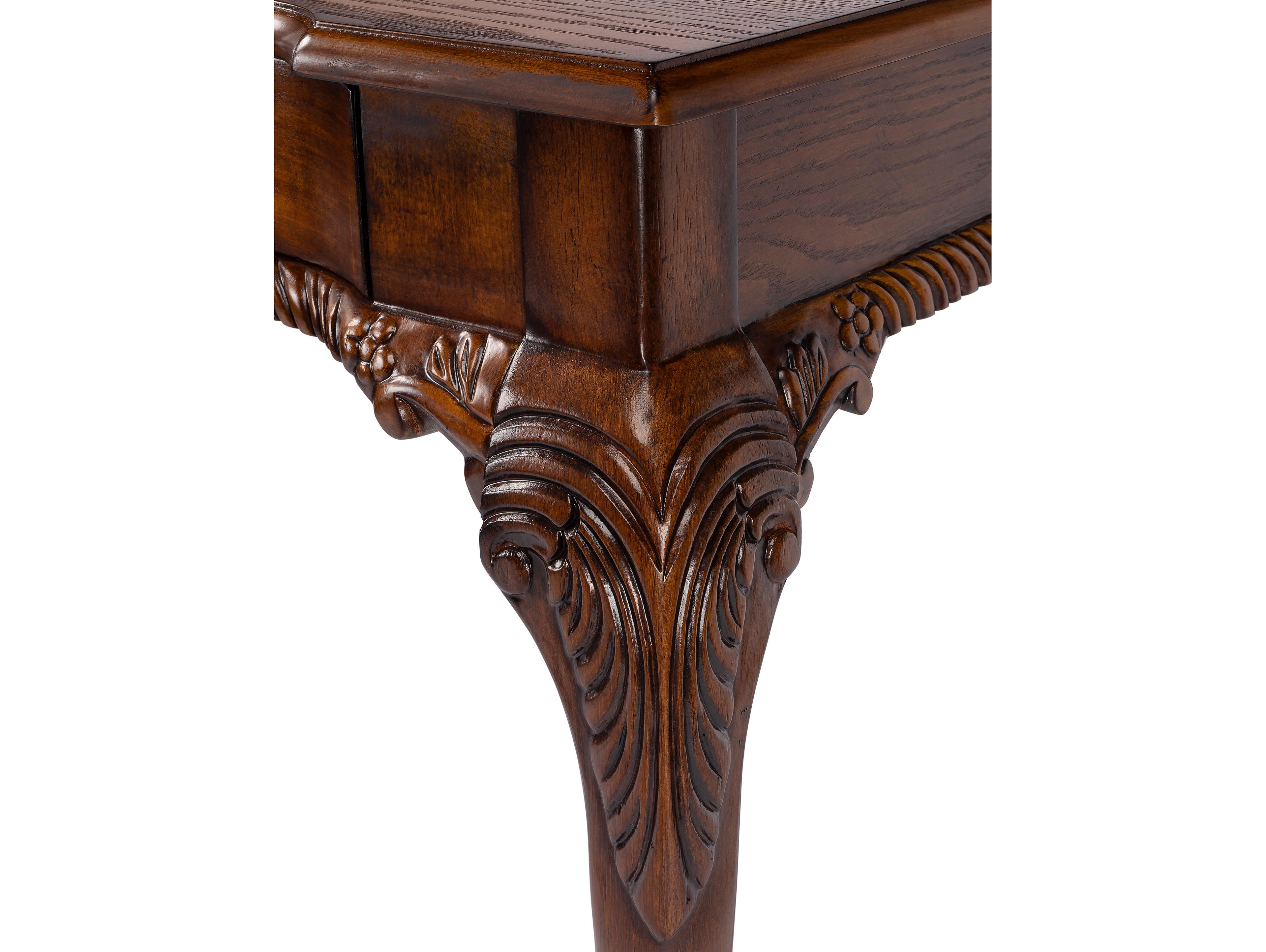 Butler Dupree Vintage Oak Brown Wood Writing Desk