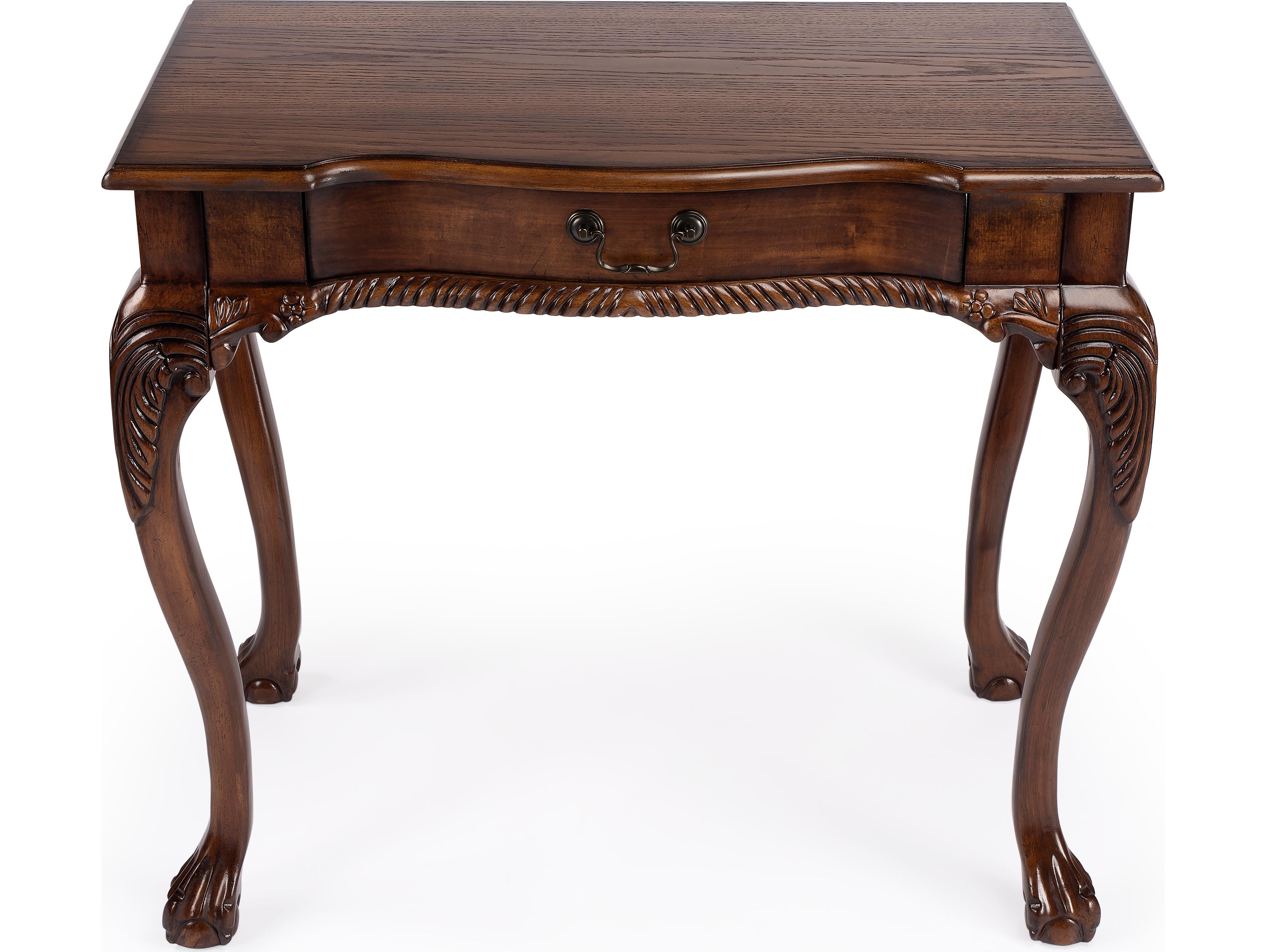 Butler Dupree Vintage Oak Brown Wood Writing Desk