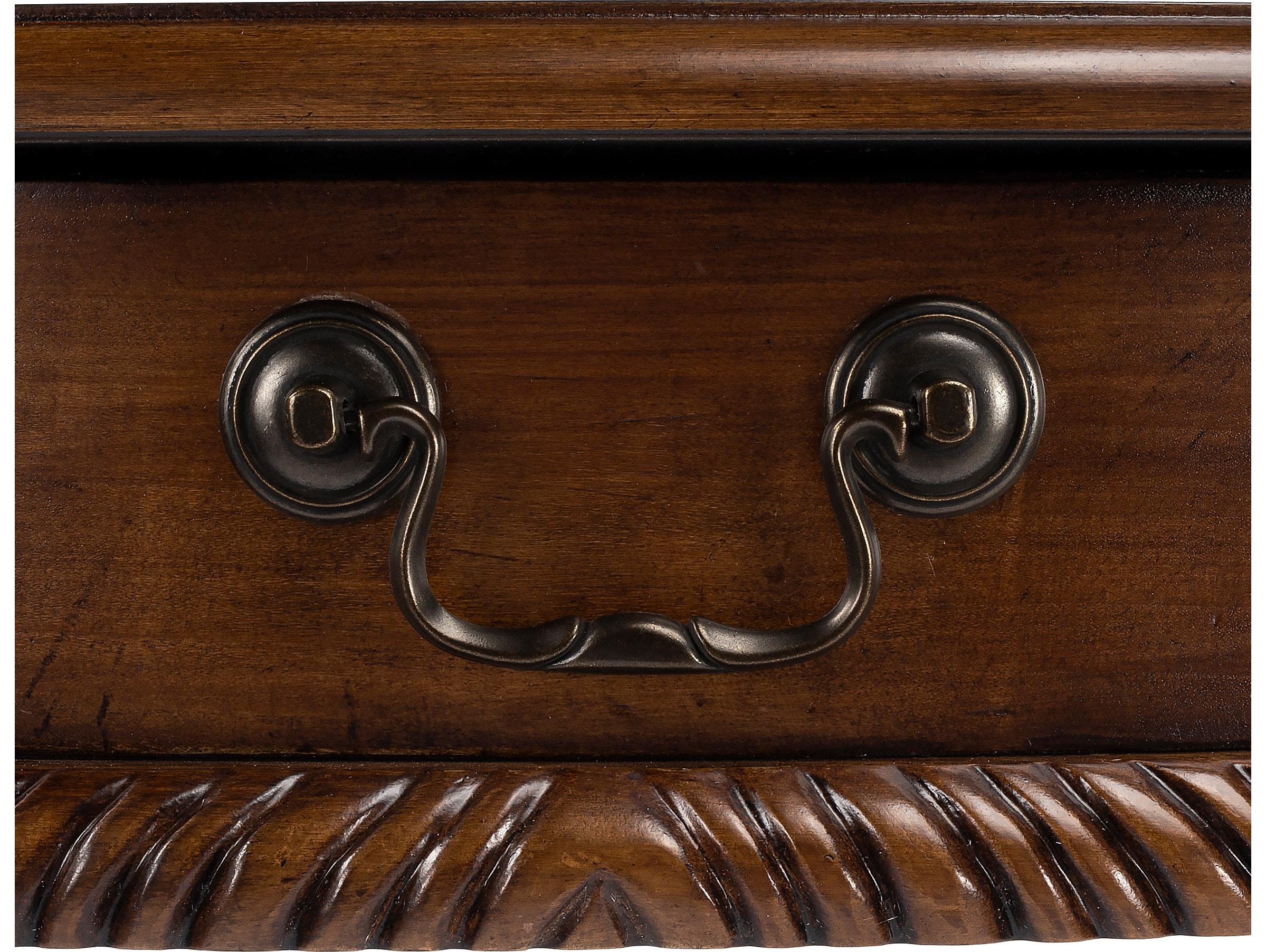 Butler Dupree Vintage Oak Brown Wood Writing Desk