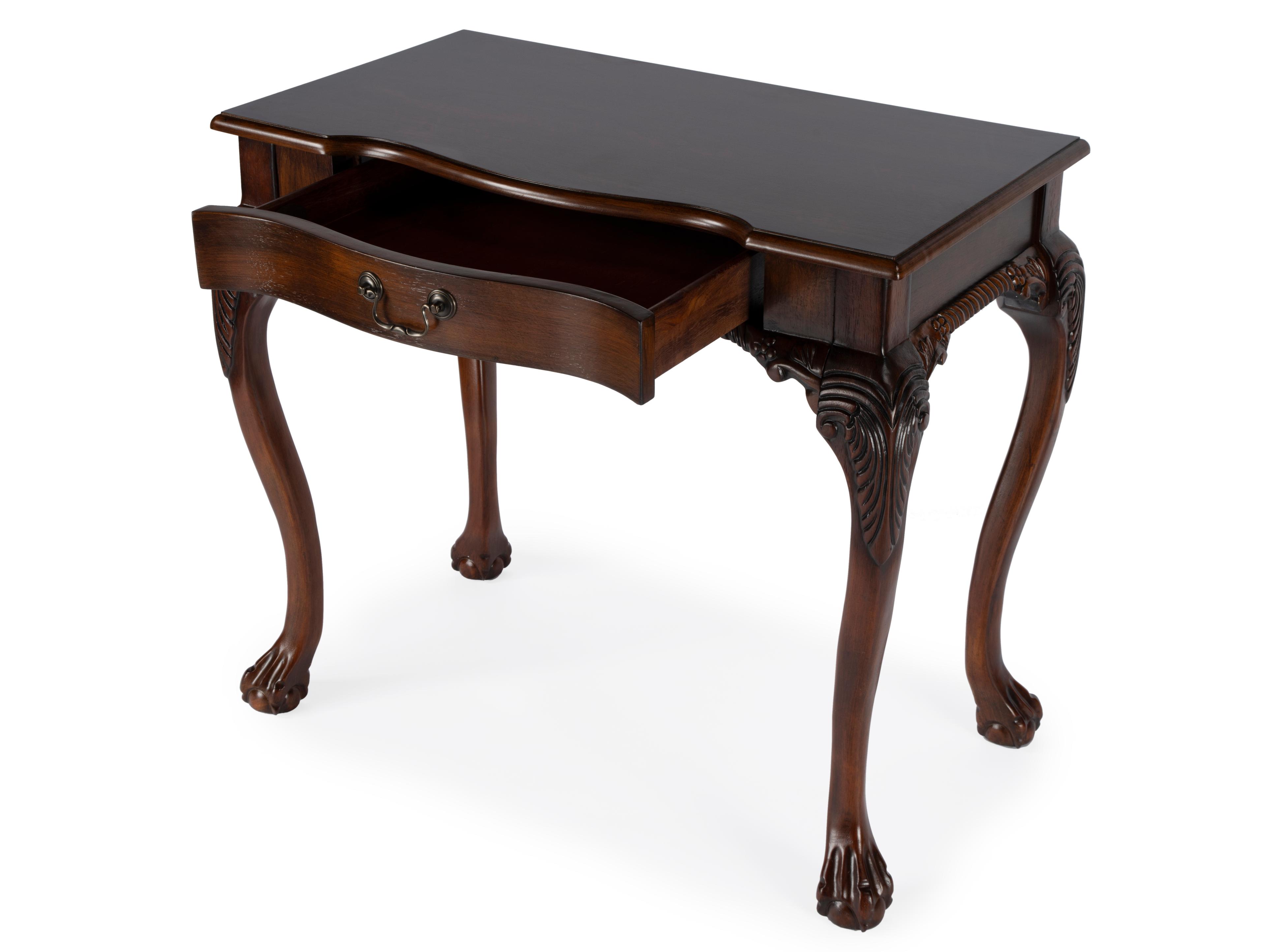 Butler Dupree Cherry Brown Rubberwood Writing Desk