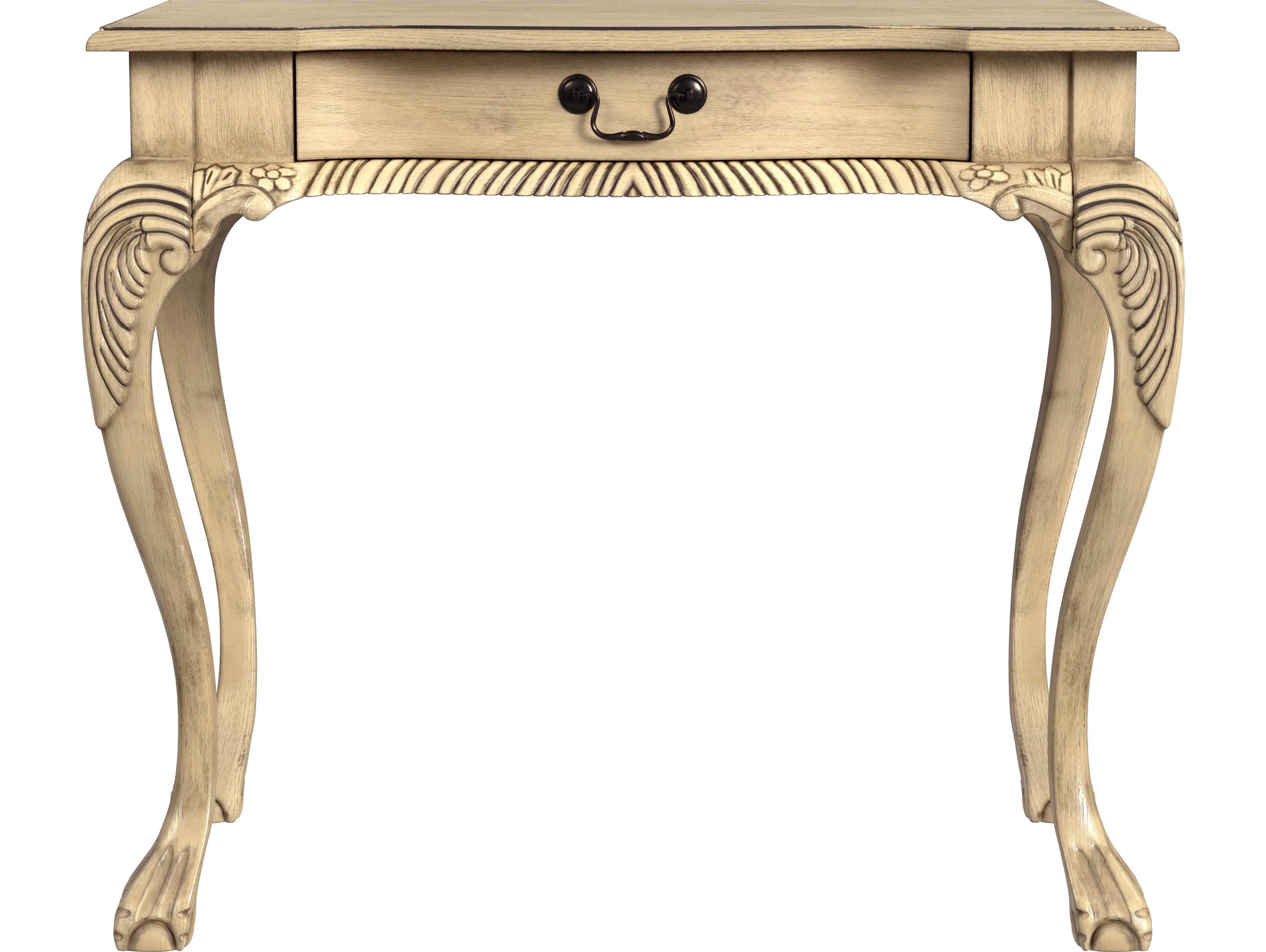 Butler Dupree Vintage Oak Beige Wood Writing Desk