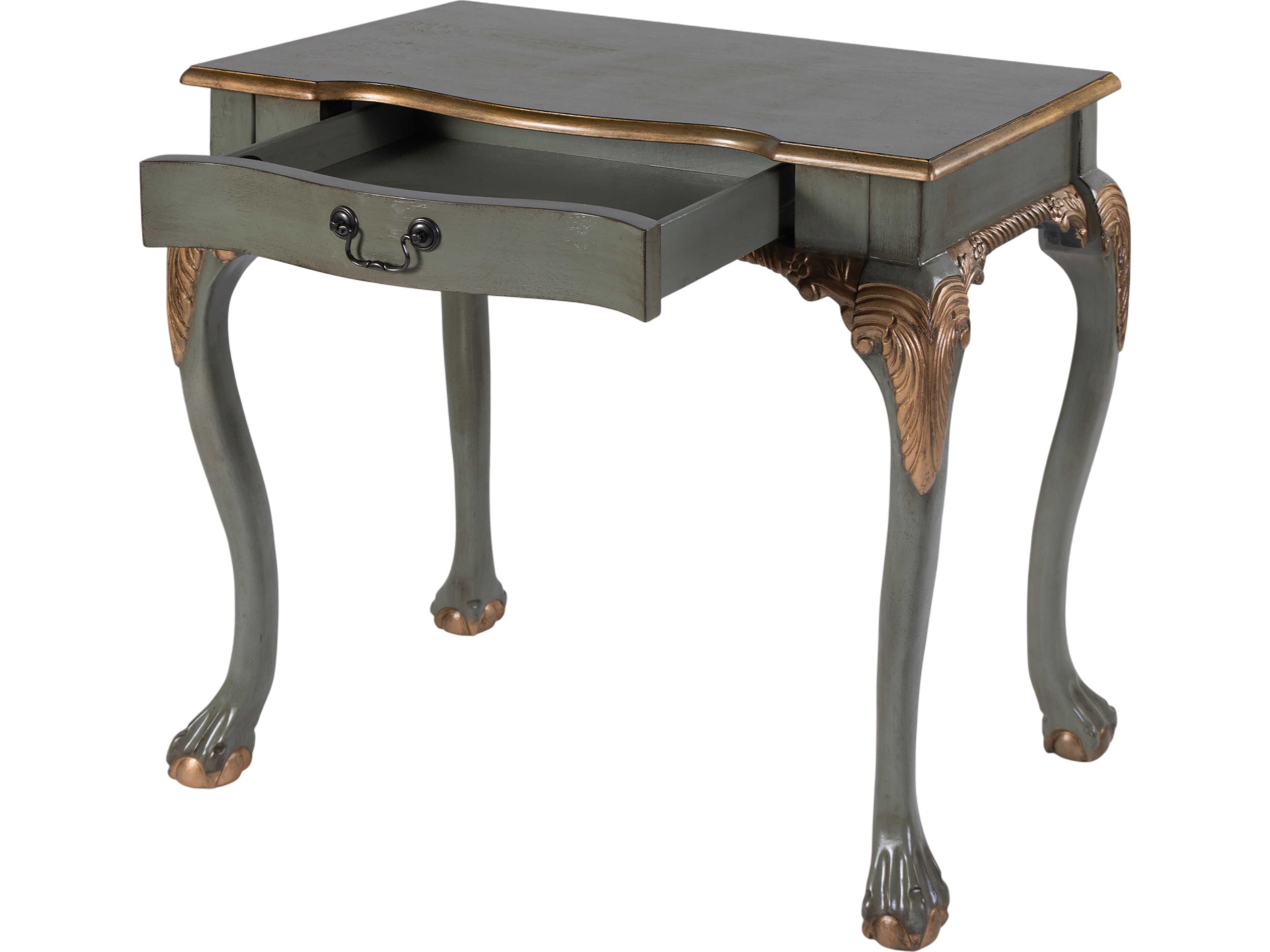 Butler Dupree Pastel Green Rubberwood Writing Desk