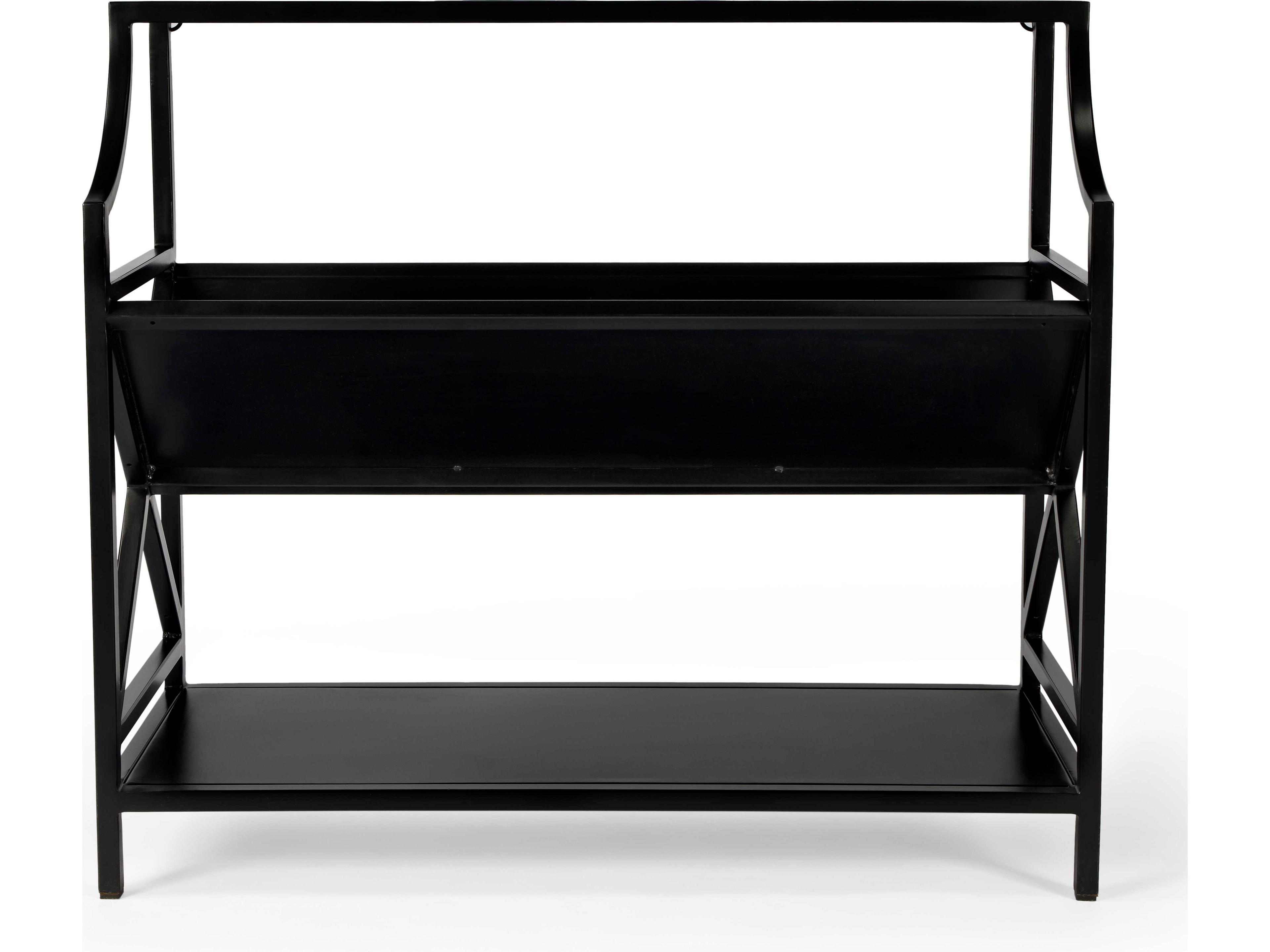 Butler Keats Black Bookcase
