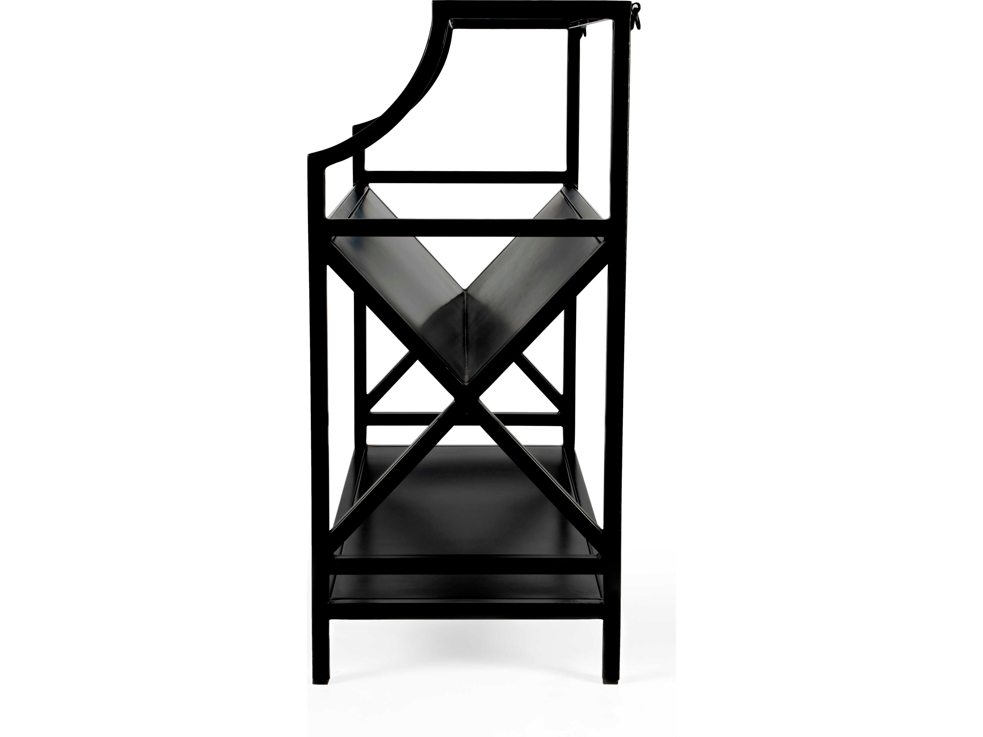 Butler Keats Black Bookcase