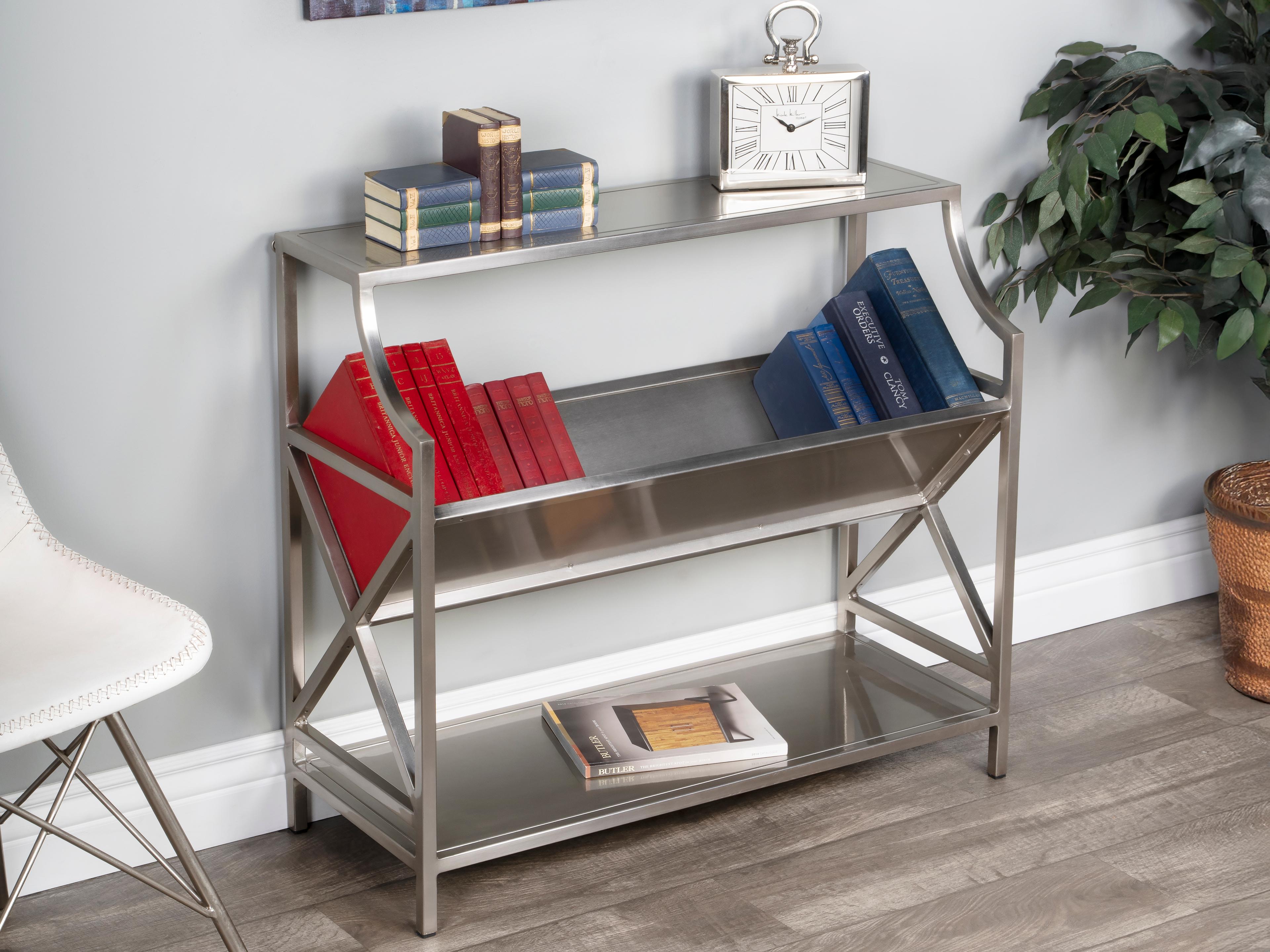 Butler Keats Silver Bookcase