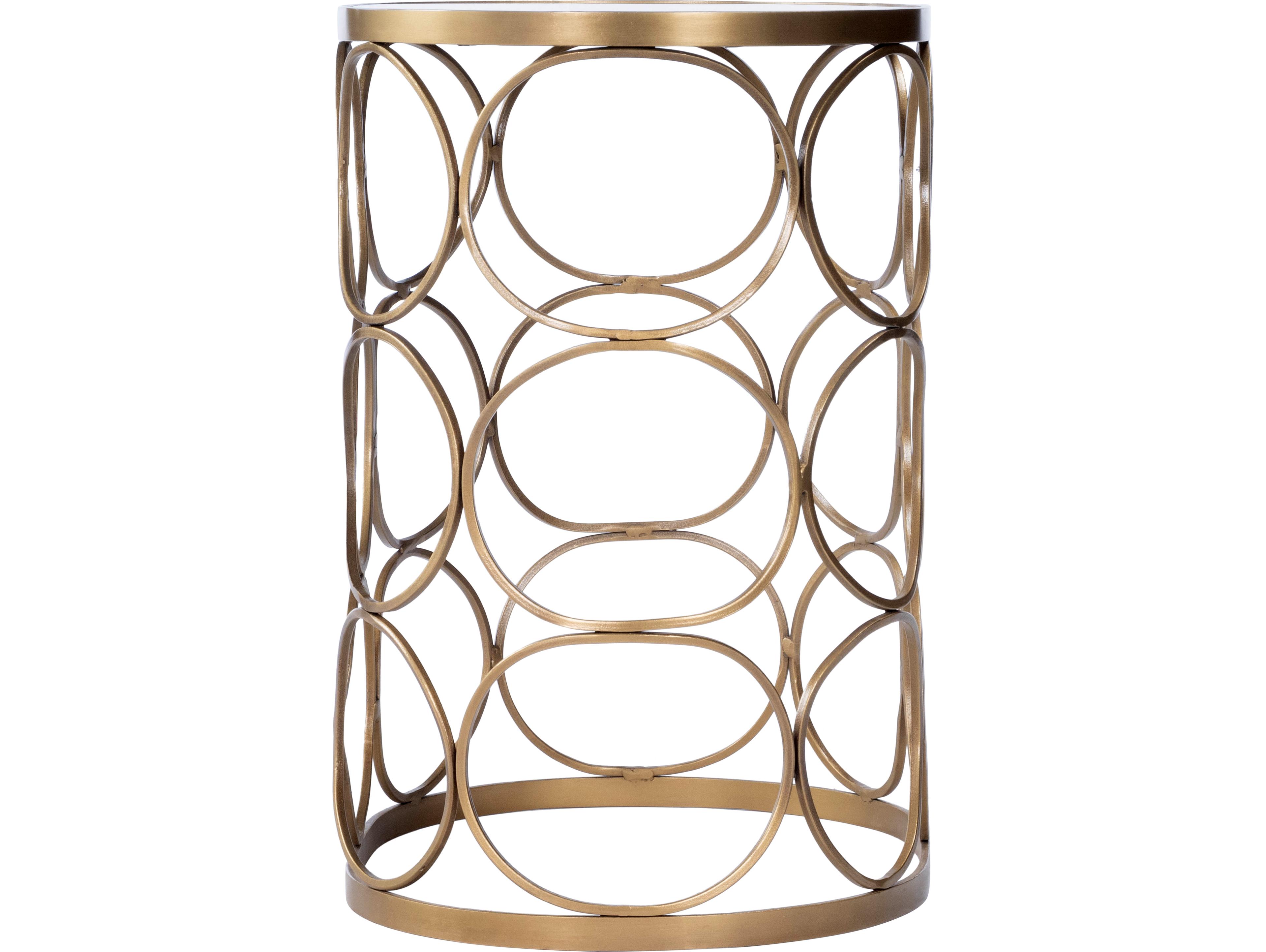 Butler Talulah Oval Marble Metalworks End Table