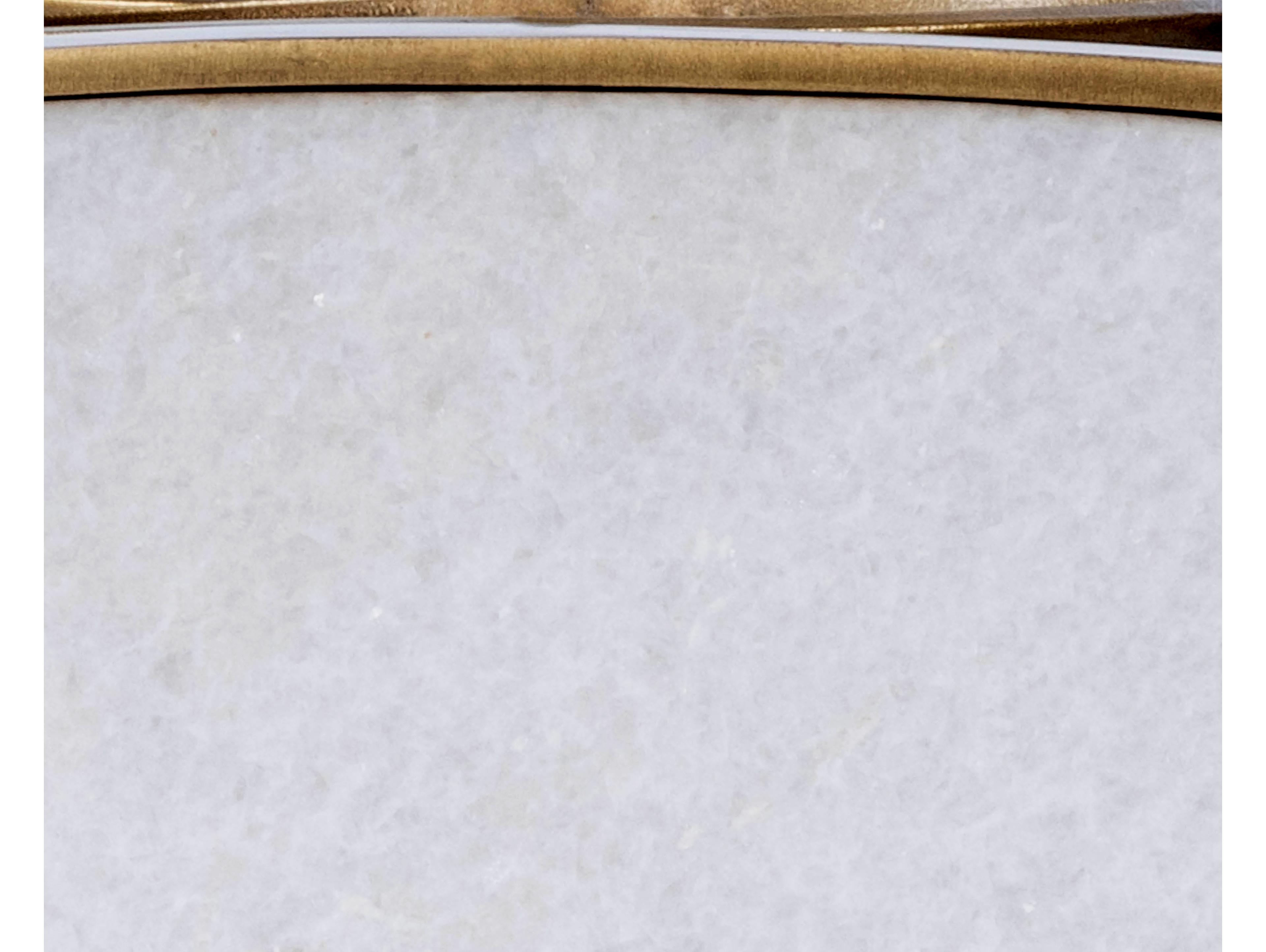 Butler Talulah Oval Marble Metalworks End Table