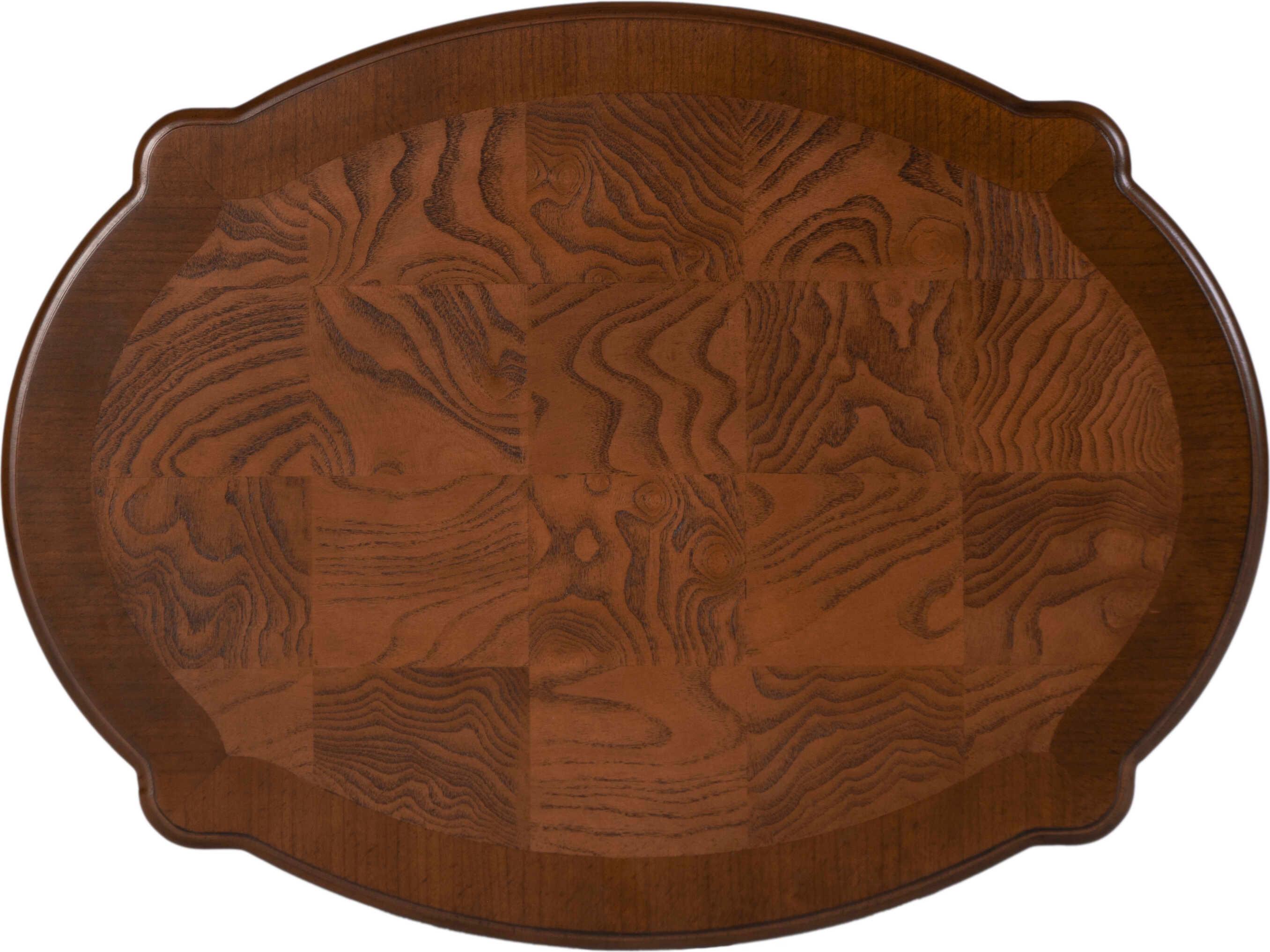 Butler Ethel Oval Wood Brown End Table