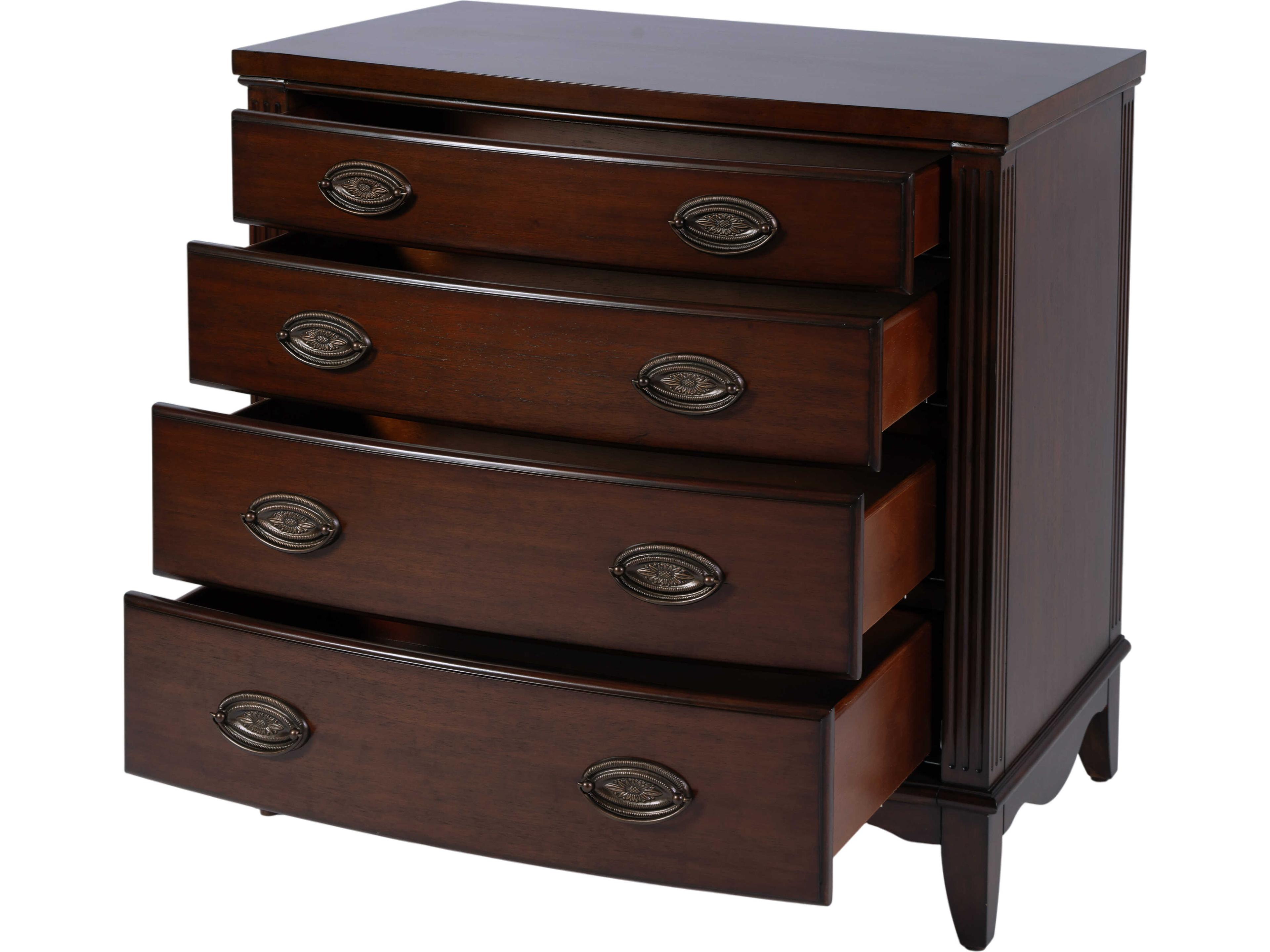 Butler Agatha Mahogany Brown Wood Accent Chest