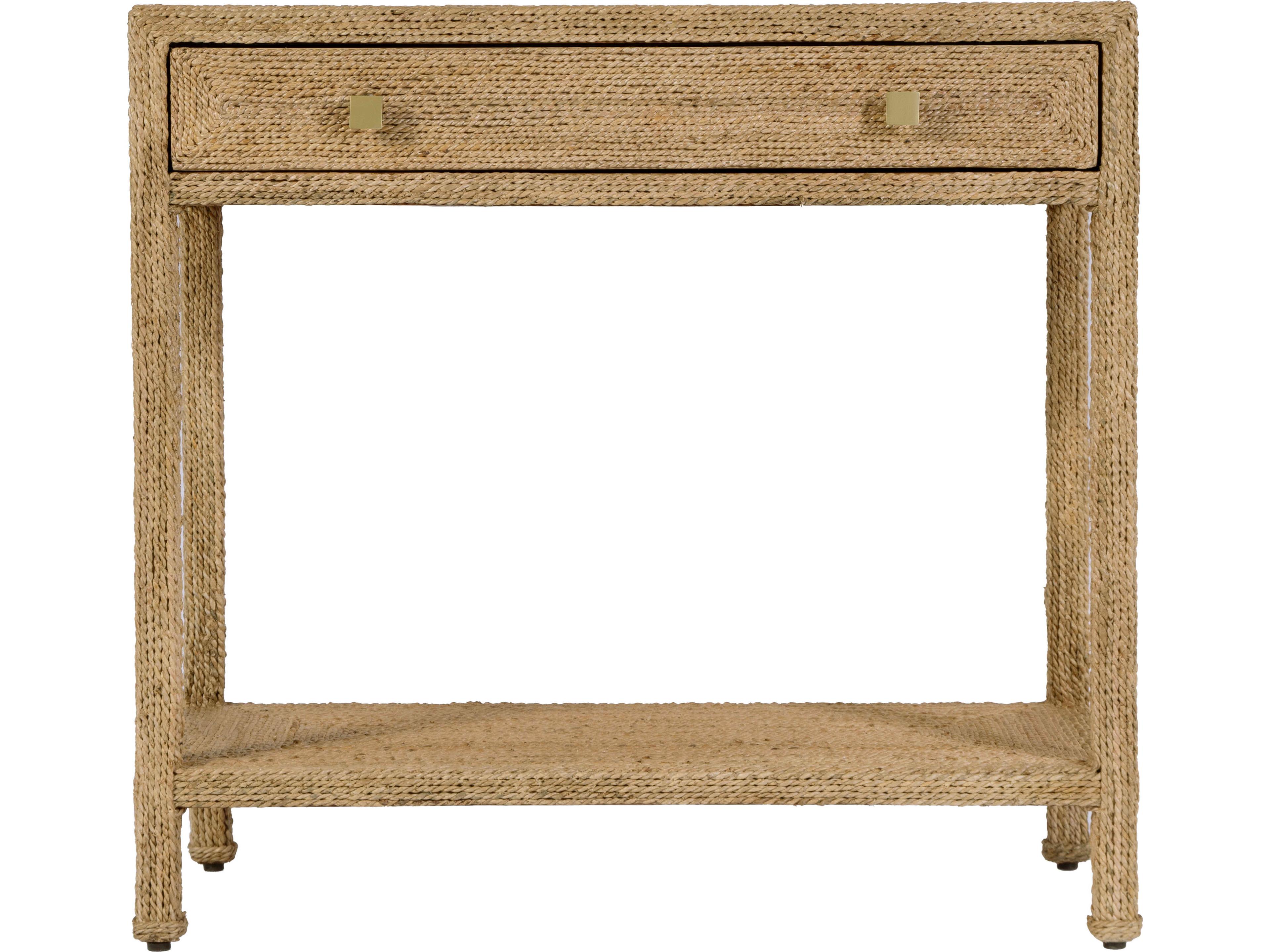 Butler Como Rectangular Wood Natural Brown Console Table