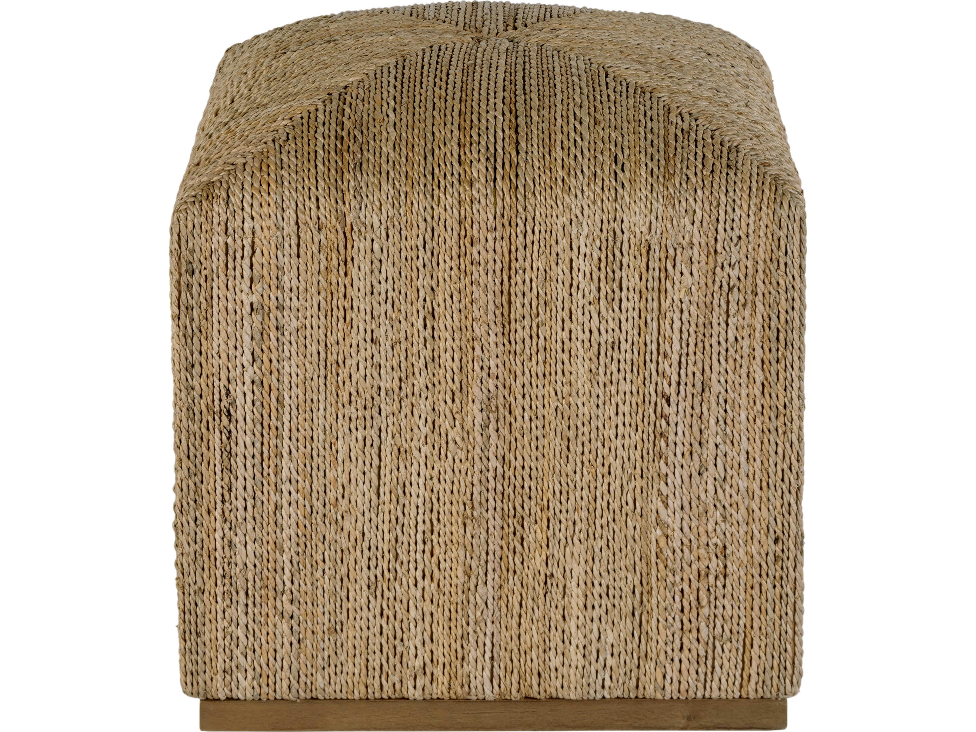 Butler Como Natural Brown Accent Stool