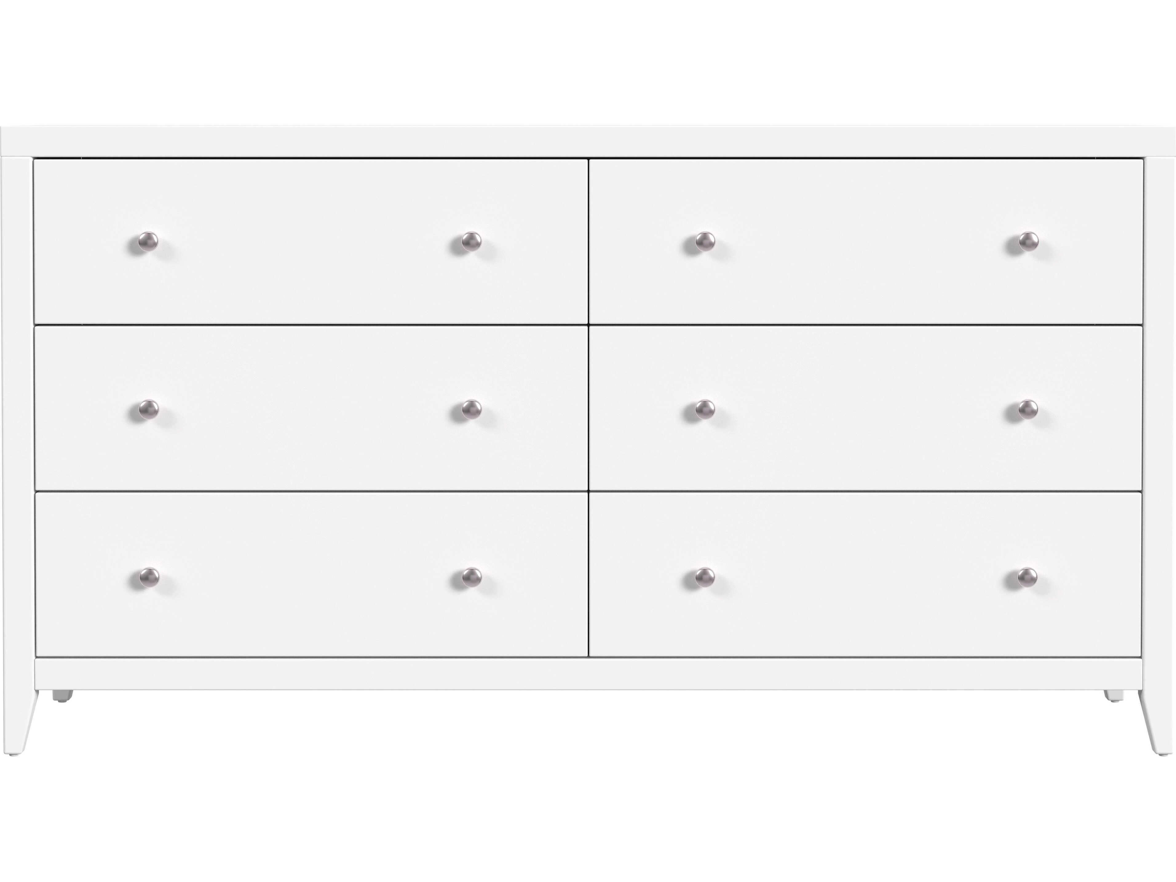 Butler Dana 6-Drawers Acacia Wood Double Dresser