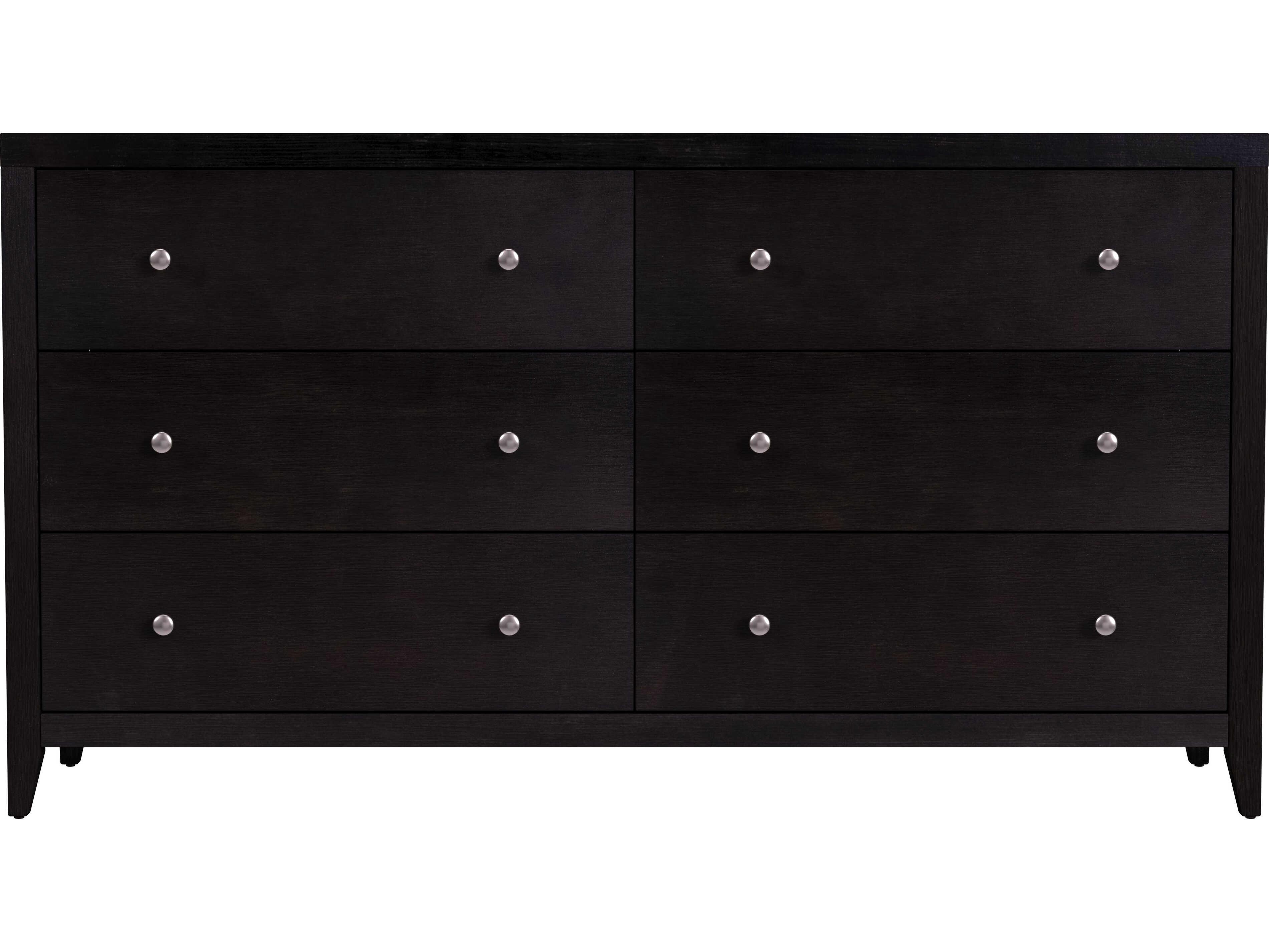 Butler Dana 6-Drawers Acacia Wood Double Dresser