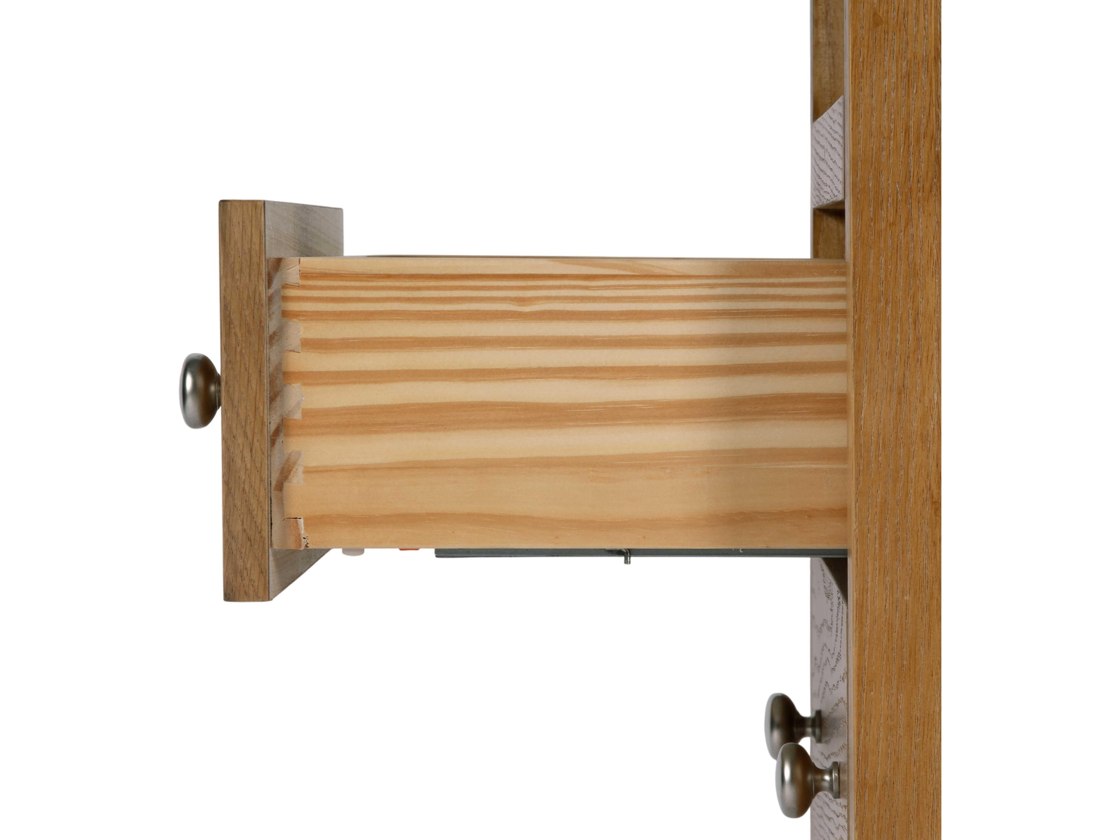 Butler Dana 2-Drawers Acacia Wood Nightstand