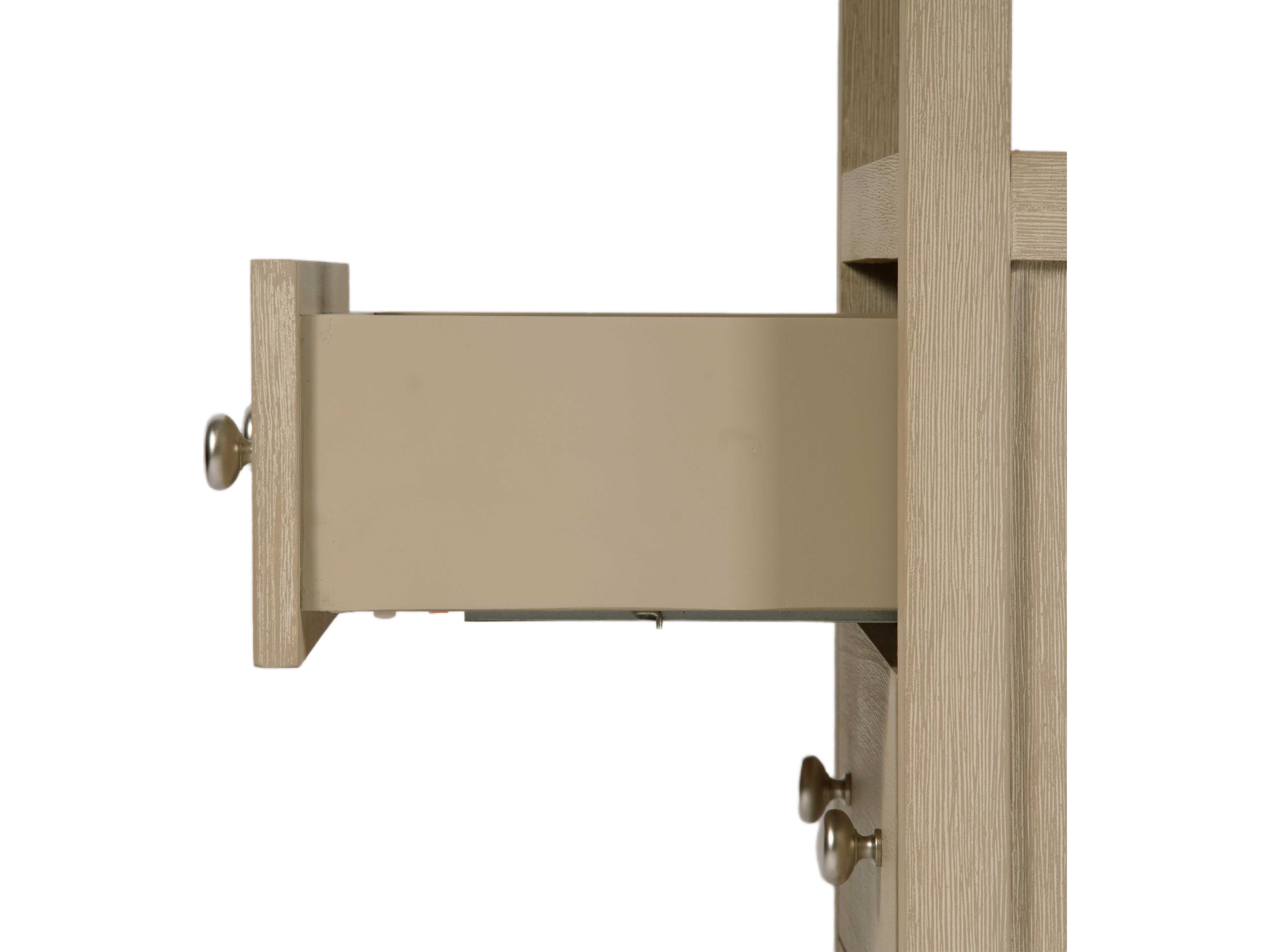 Butler Dana 2-Drawers Beige Acacia Wood Nightstand