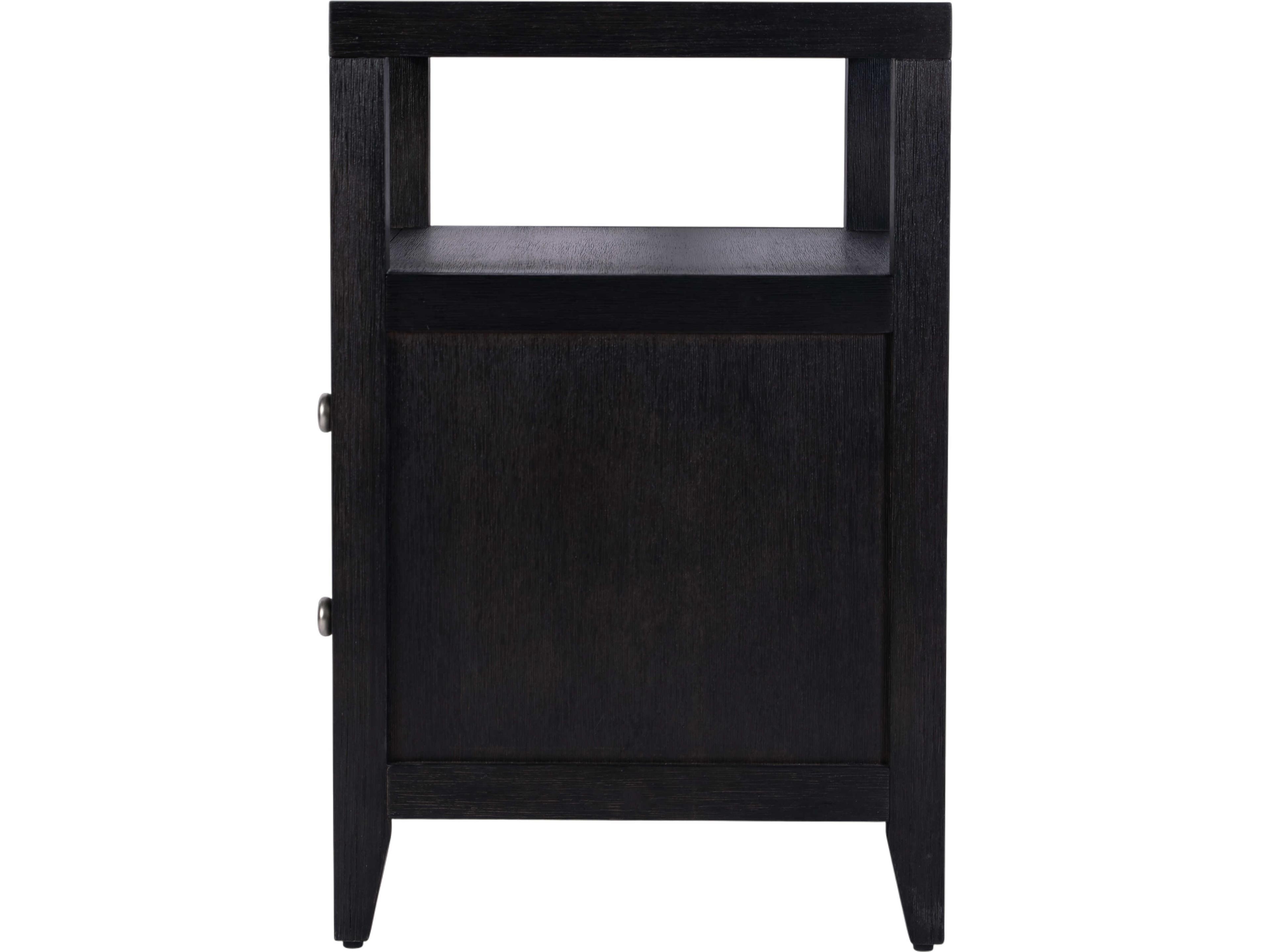 Butler Dana 2-Drawers Brown Acacia Wood Nightstand