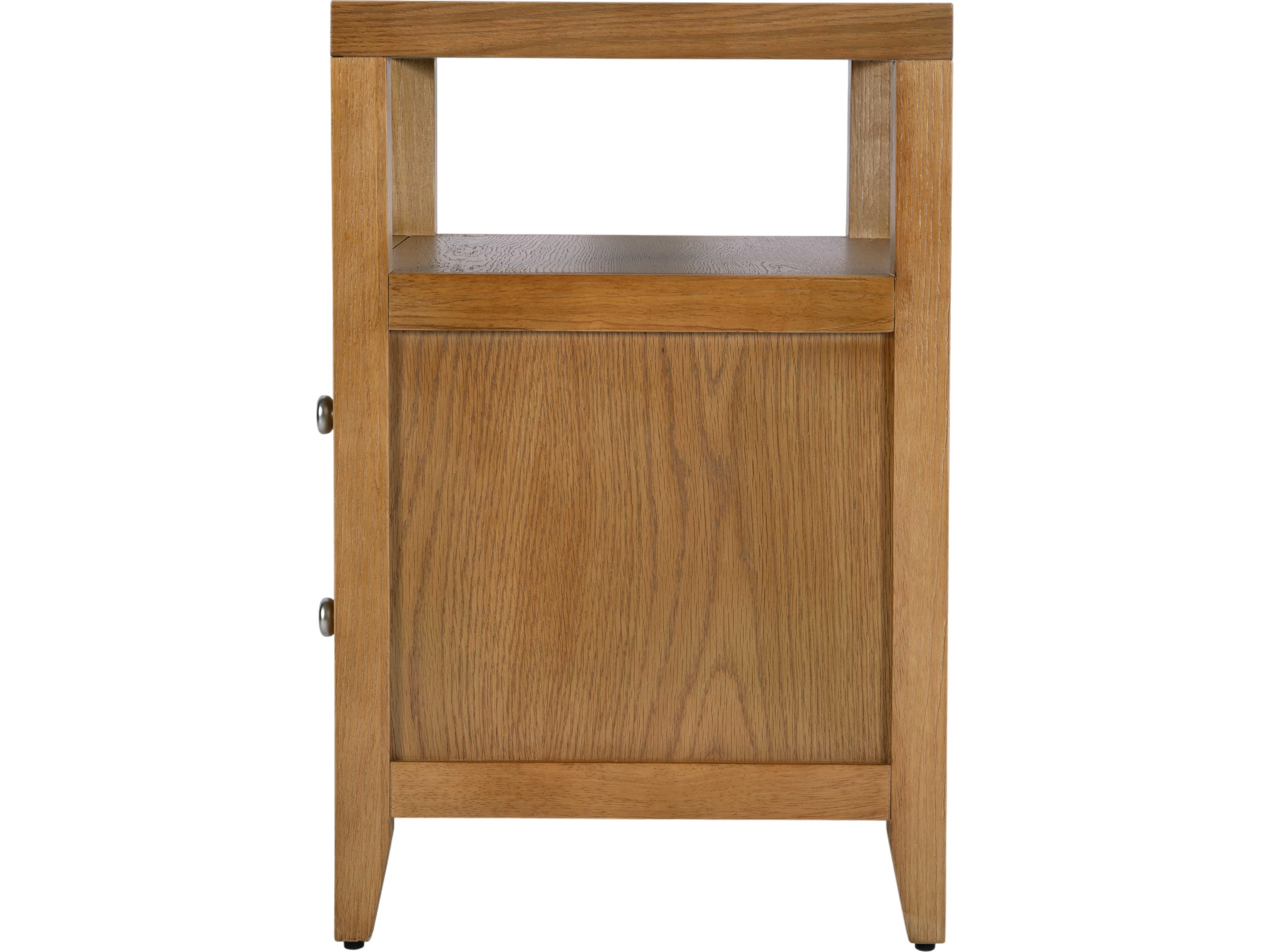 Butler Dana 2-Drawers Acacia Wood Nightstand