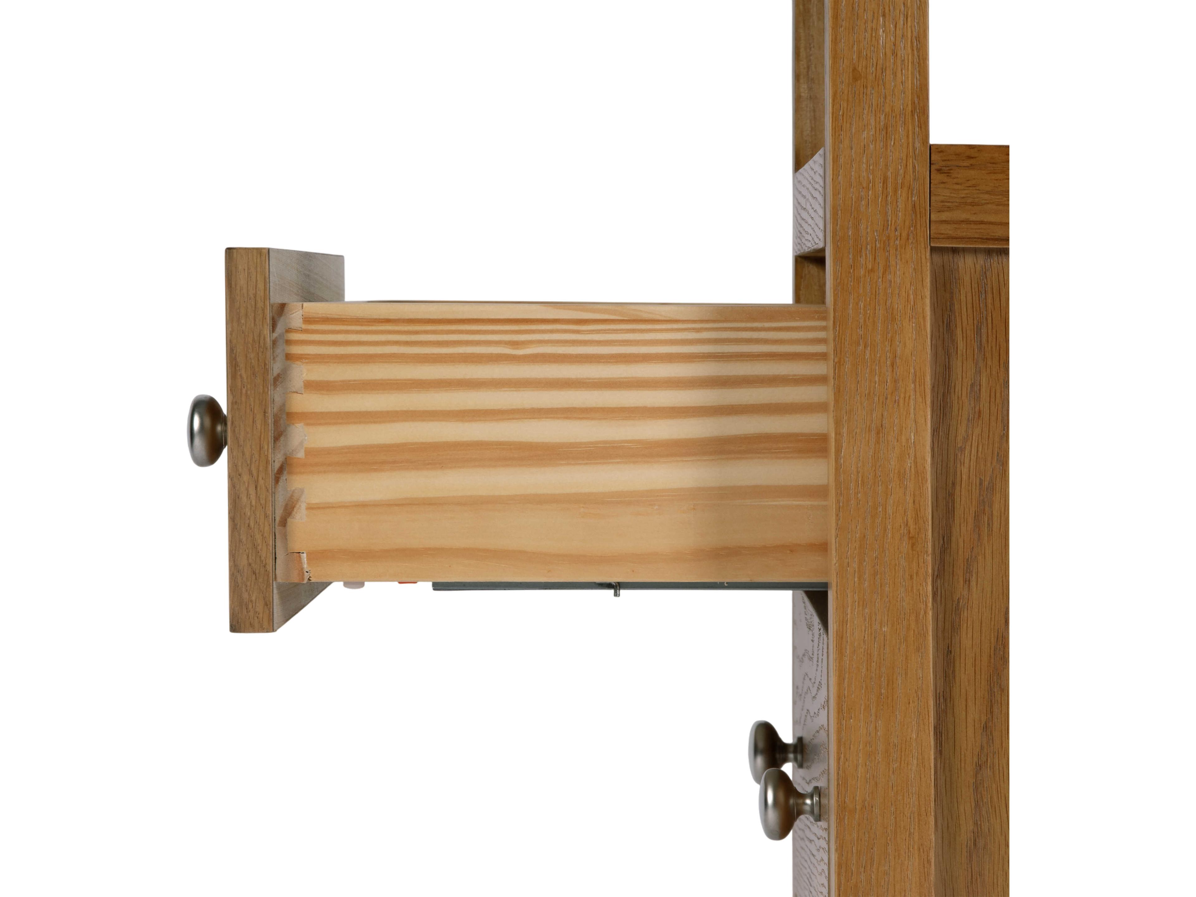 Butler Dana 2-Drawers Acacia Wood Nightstand