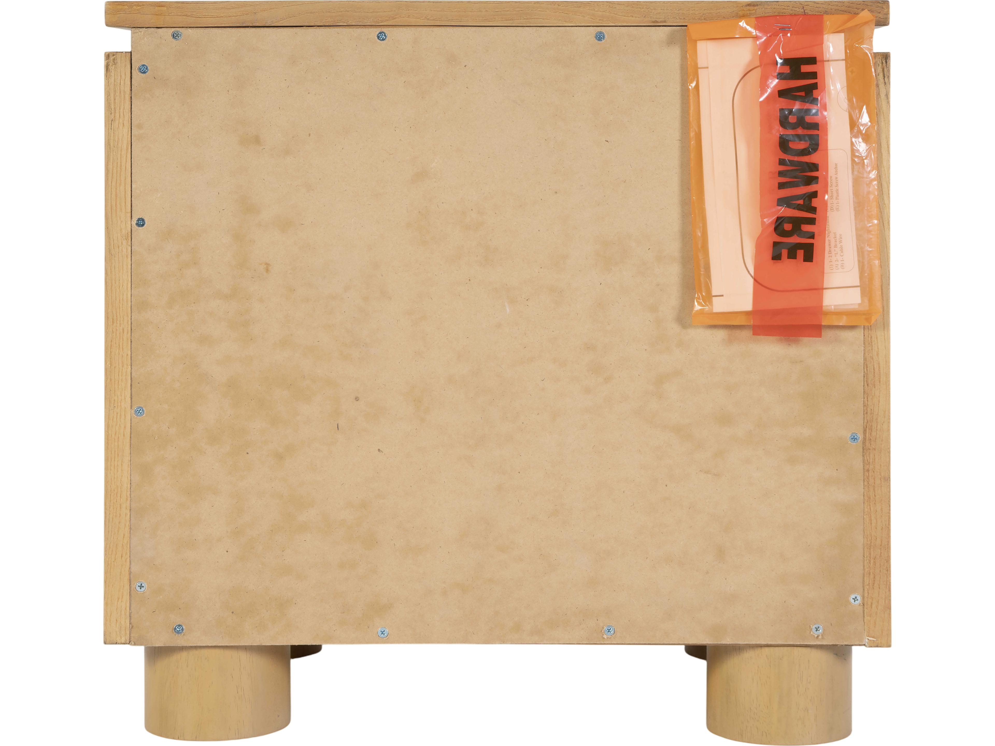 Butler Genoa 2-Drawers Oak Wood Nightstand