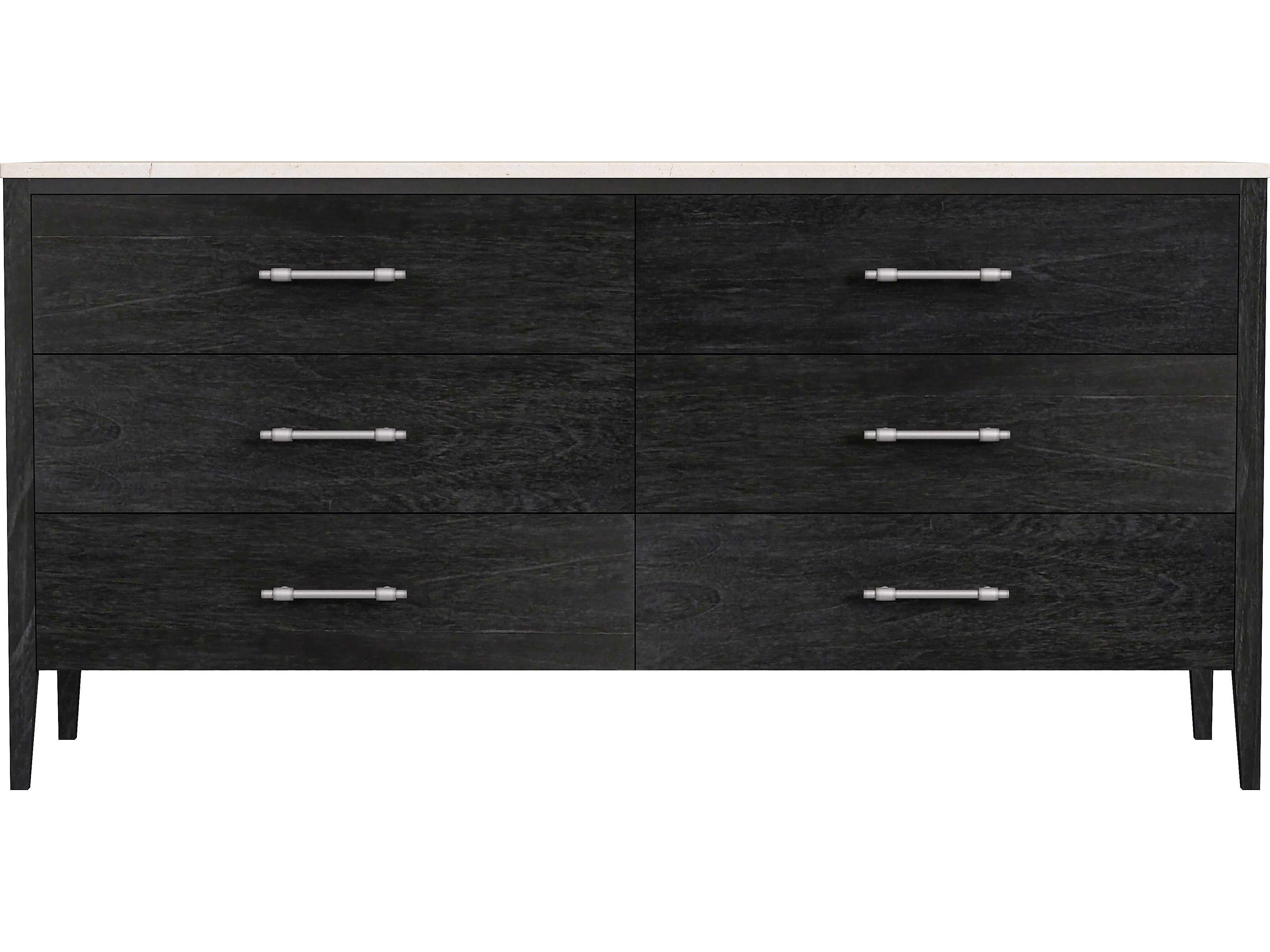 Butler Averly 6-Drawers Mindi Wood Double Dresser