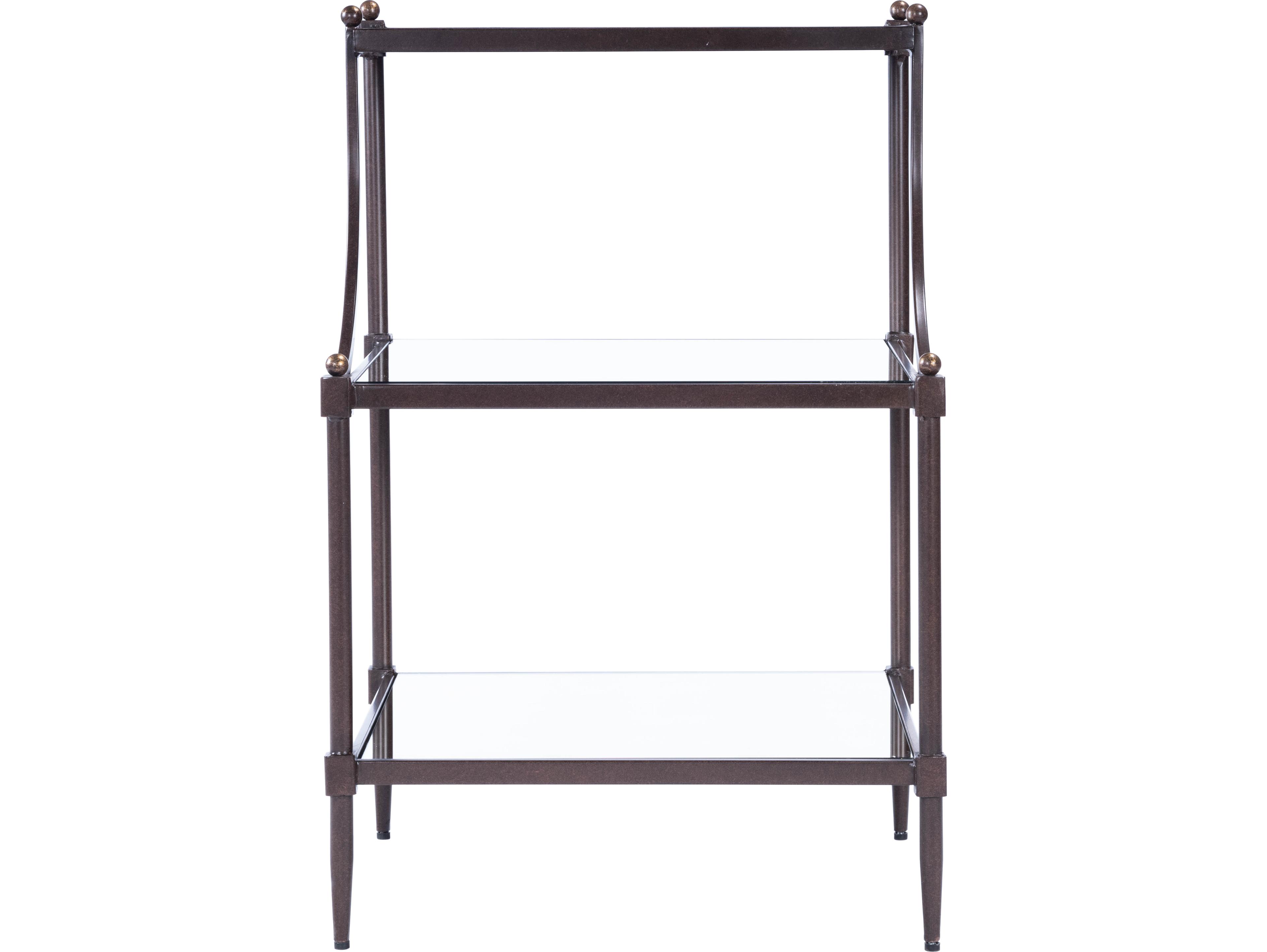 Butler Peninsula Rectangular Mirror Metalworks End Table