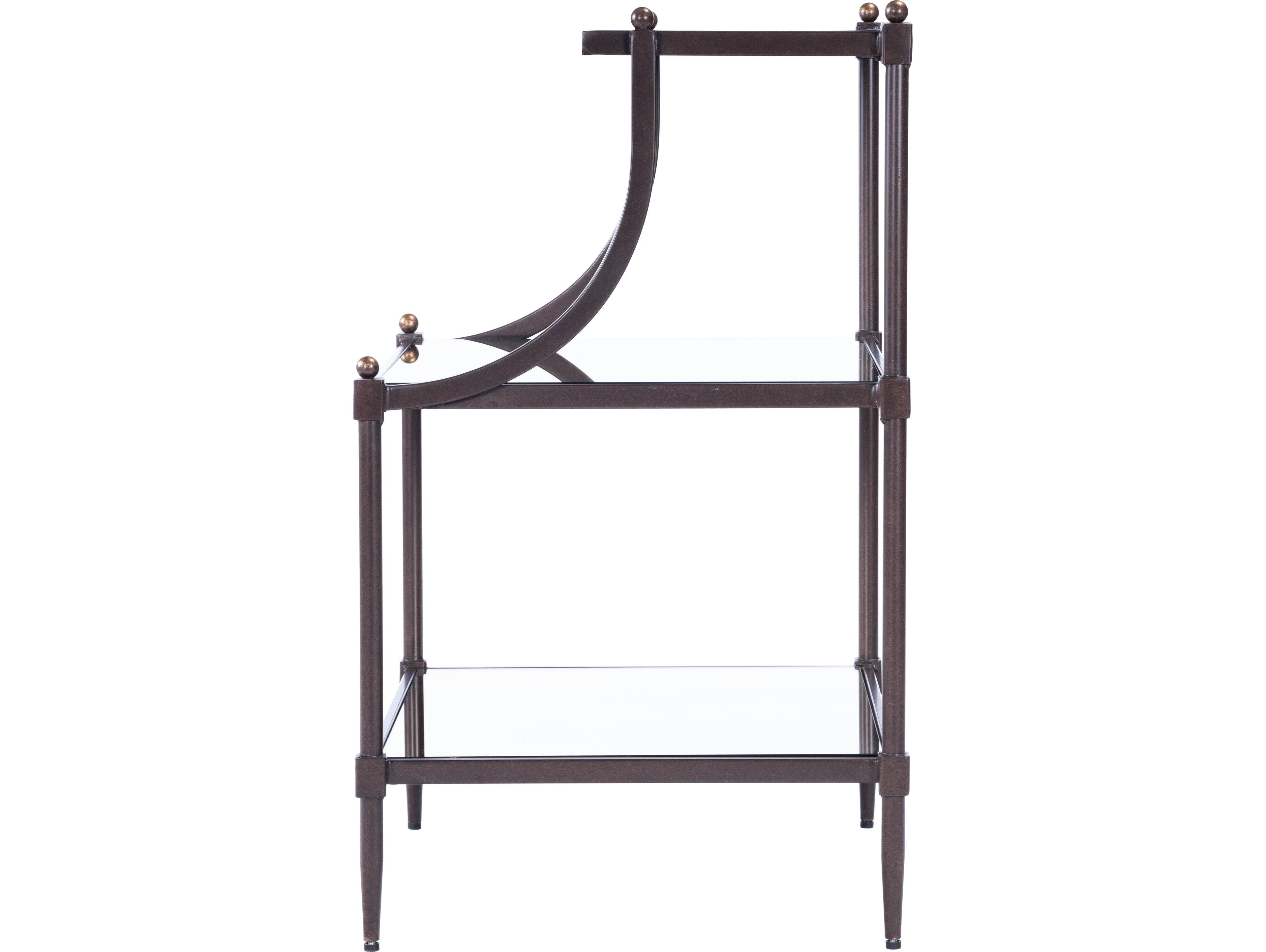 Butler Peninsula Rectangular Mirror Metalworks End Table