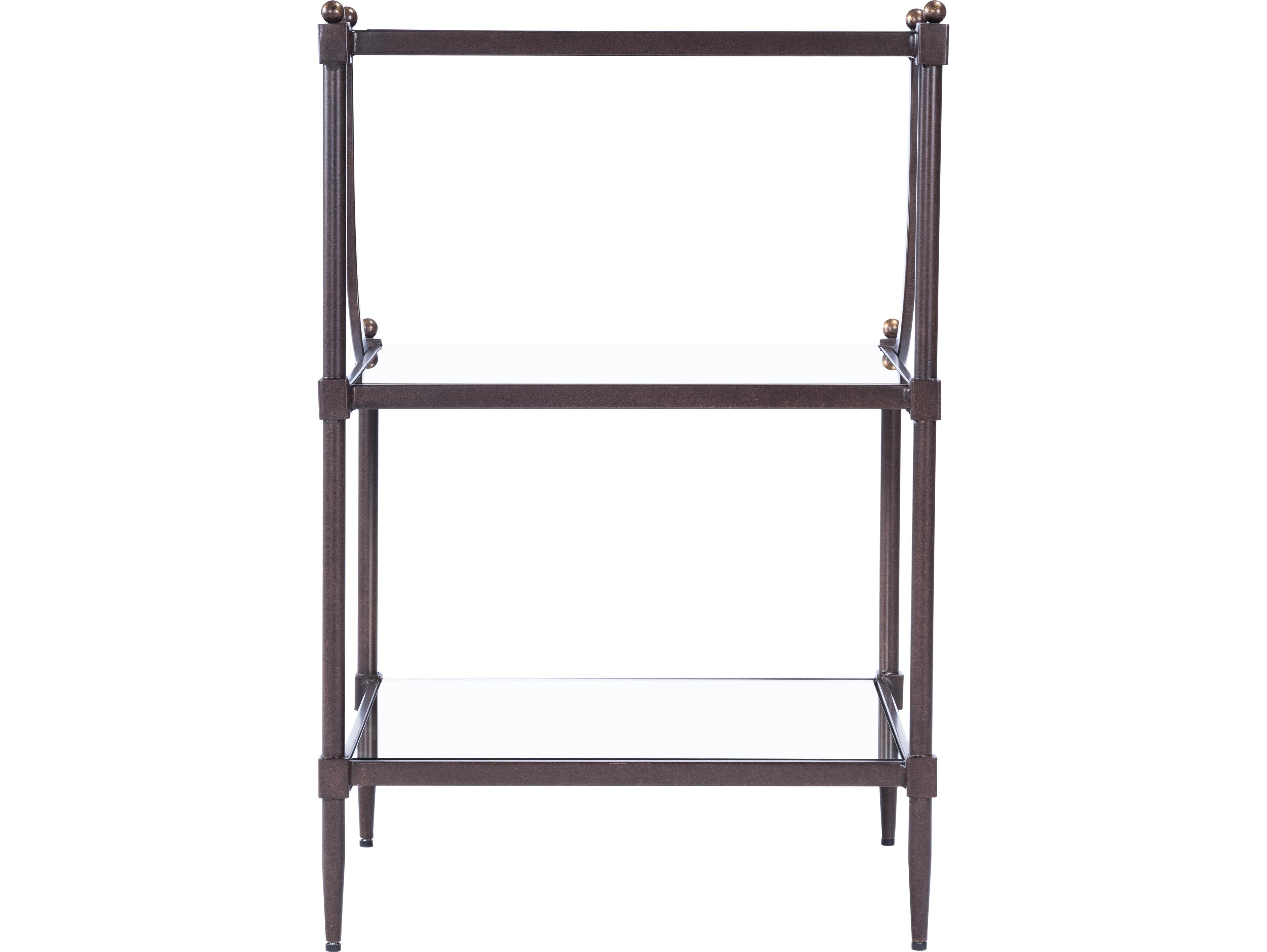 Butler Peninsula Rectangular Mirror Metalworks End Table